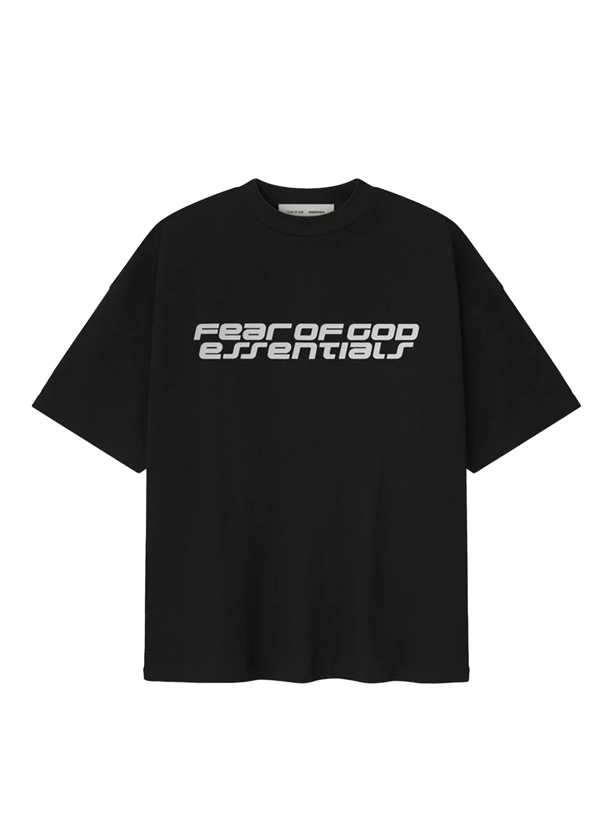 Fear of God Essentials Ponte 90s Tee in Vintage Black