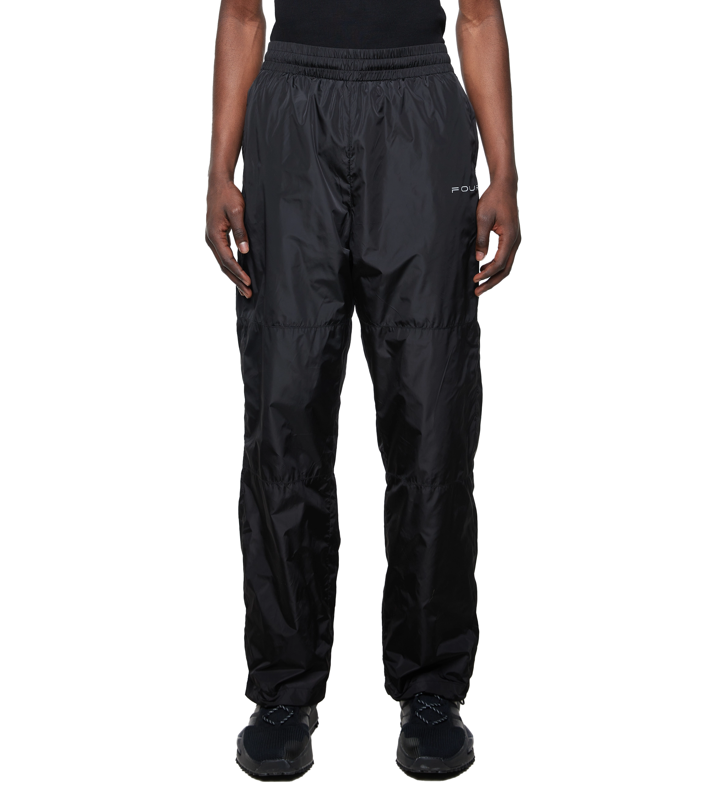 Sport Windbreaker Nylon Pants Black