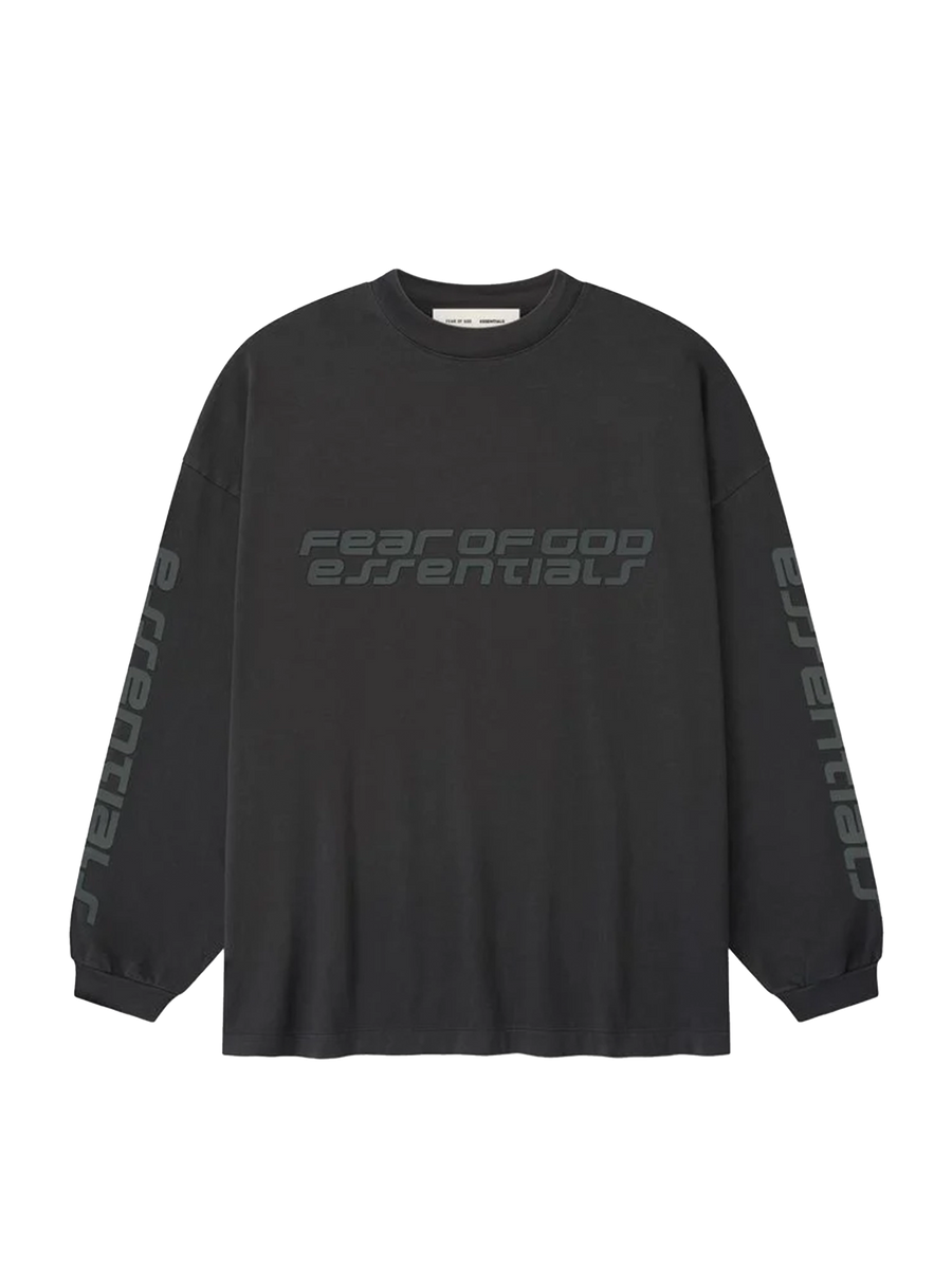 Fear of God Essentials 90s Long Sleeve Tee in Vintage Black