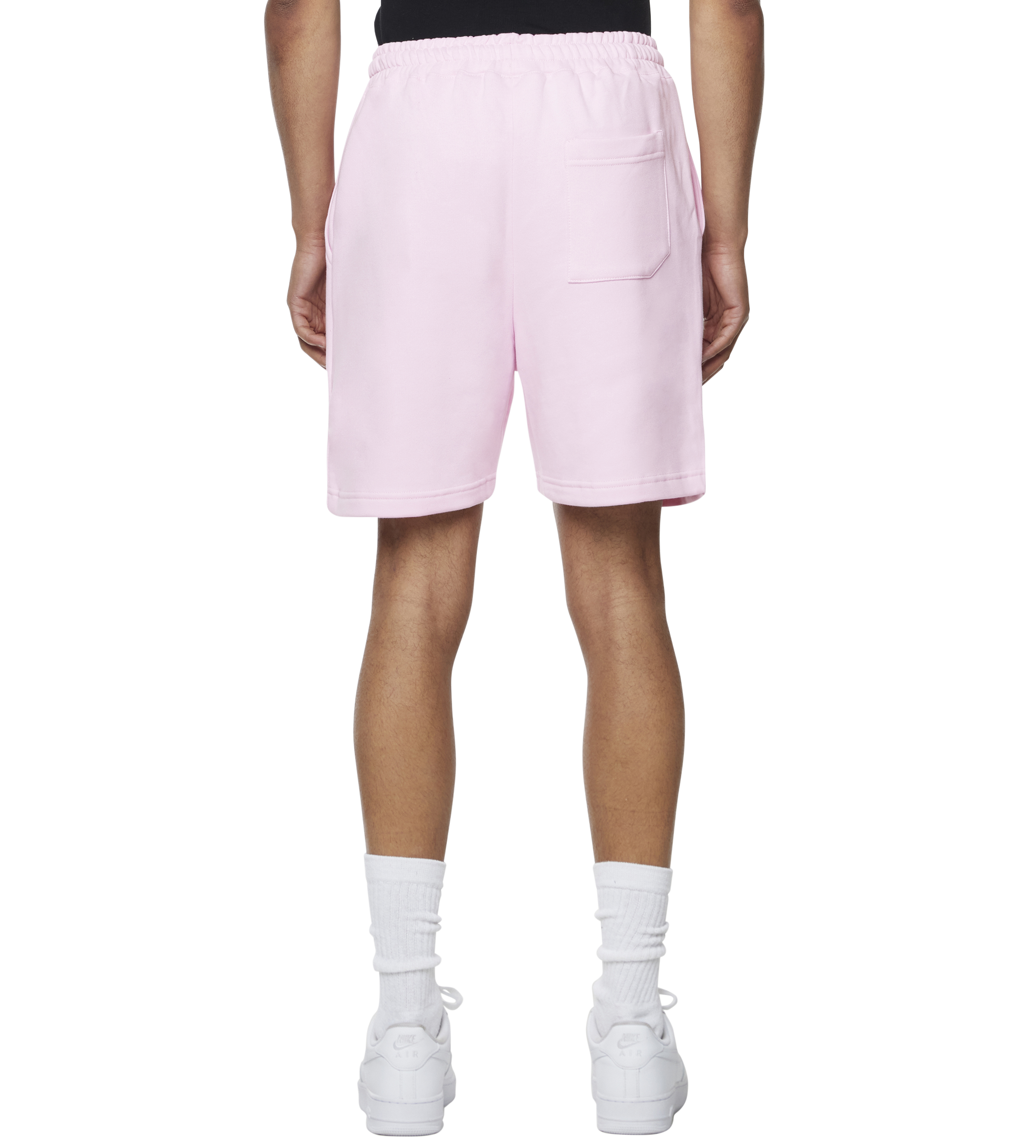 Circles Shorts Soft Pink/ White