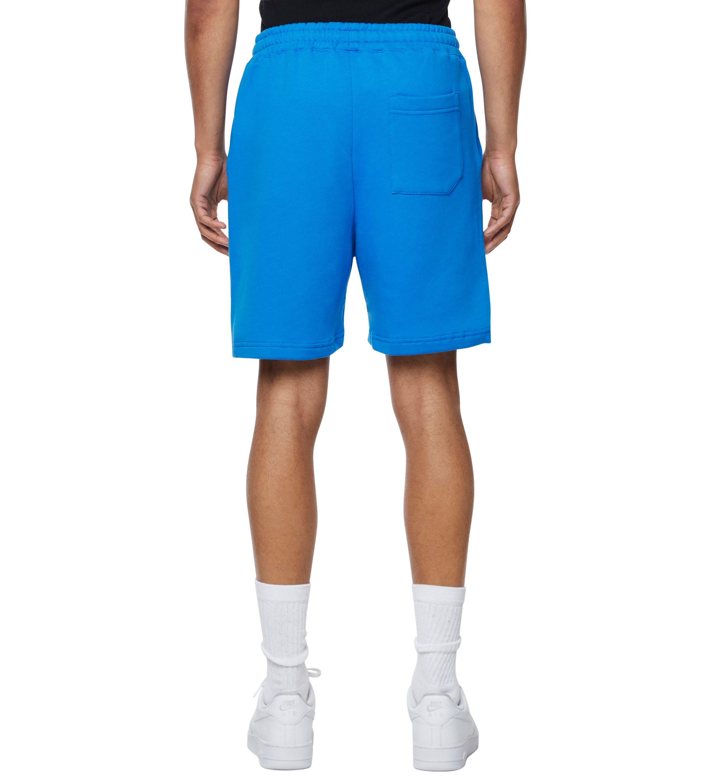 Circles Shorts Princess Blue/ White