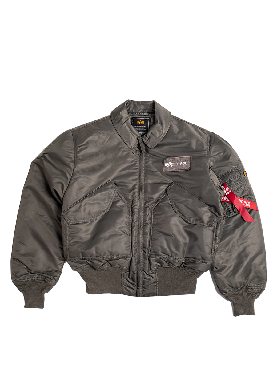 FOUR Amsterdam & Alpha Industries Jacket Rep.grey