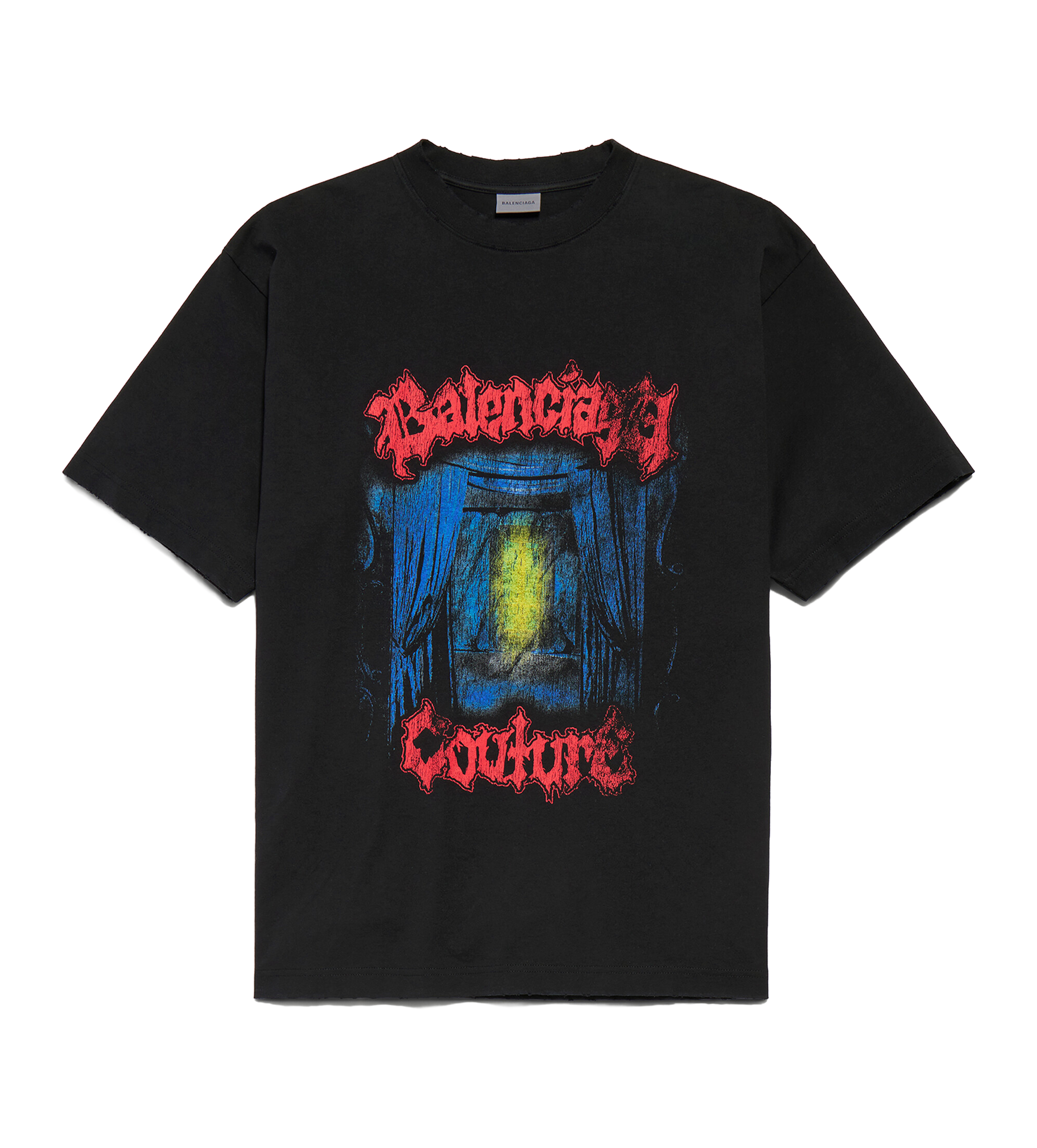 Balenciaga Salon de Couture Medium Fit T-shirt in Black – FOUR 