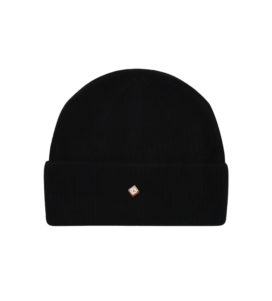 Casablanca Wool Beanie in Black