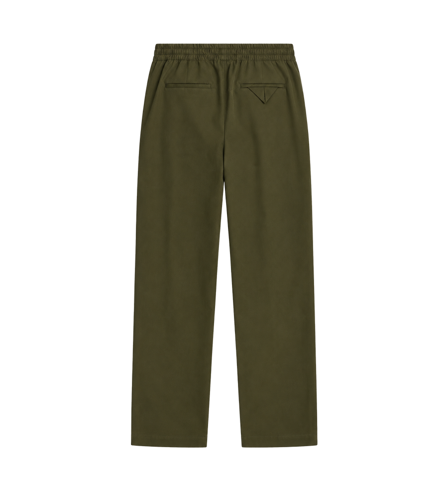 Cotton Twill Trousers Dark Juniper