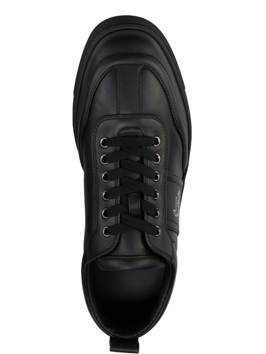 Retro-sneakers in zwart