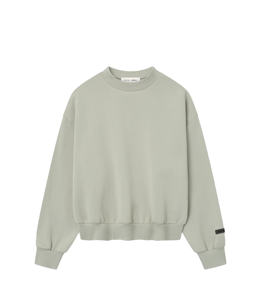 Fear of God ESSENTIALS Classic Fit Crewneck in Abbey Stone