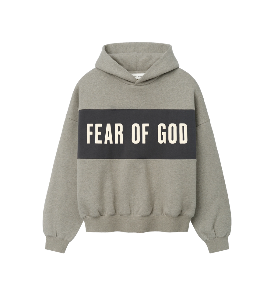 Cropped panelen Hoodie Zegel Heather / Ijzergrijs
