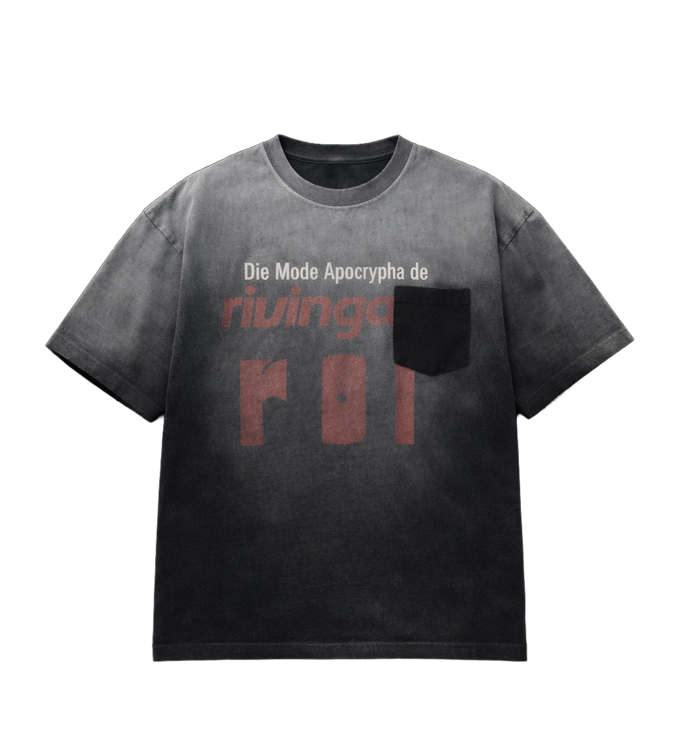 123 Rivington Die Moda CVA T-shirt in Zwart