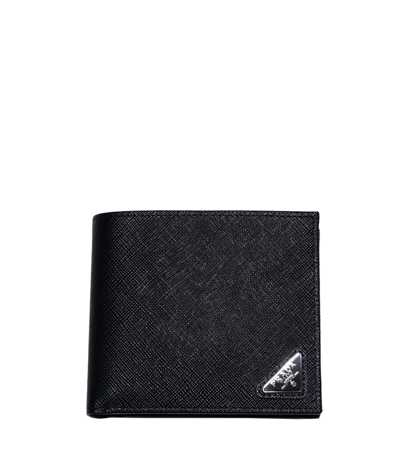 Saffiano Leather Wallet Black - O/S