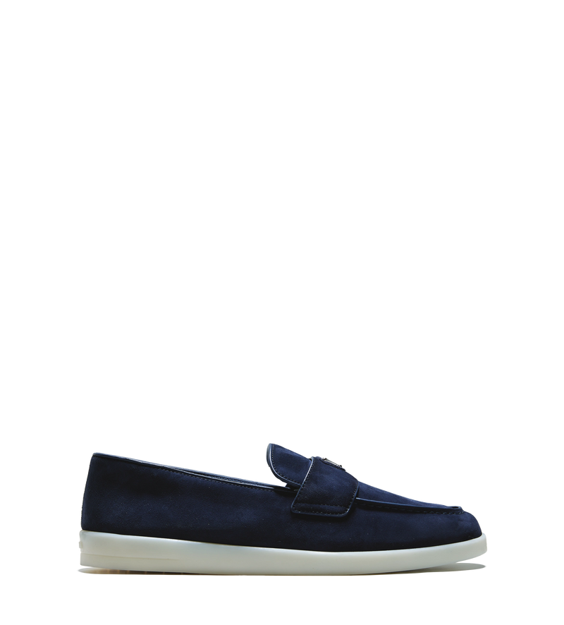 Suede Loafers Blue - 10