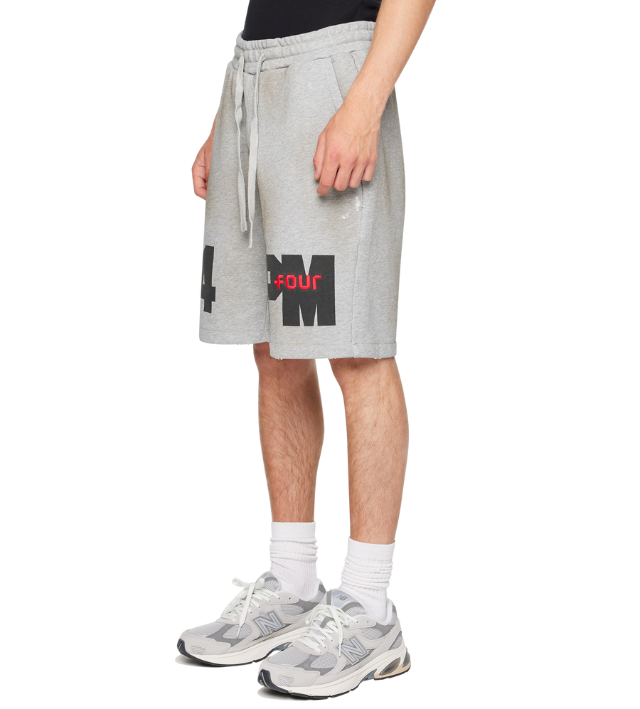 After 4PM Washed Shorts Grey Melange
