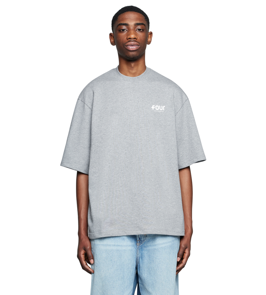 Logo Heavy T-shirt Grey Melange