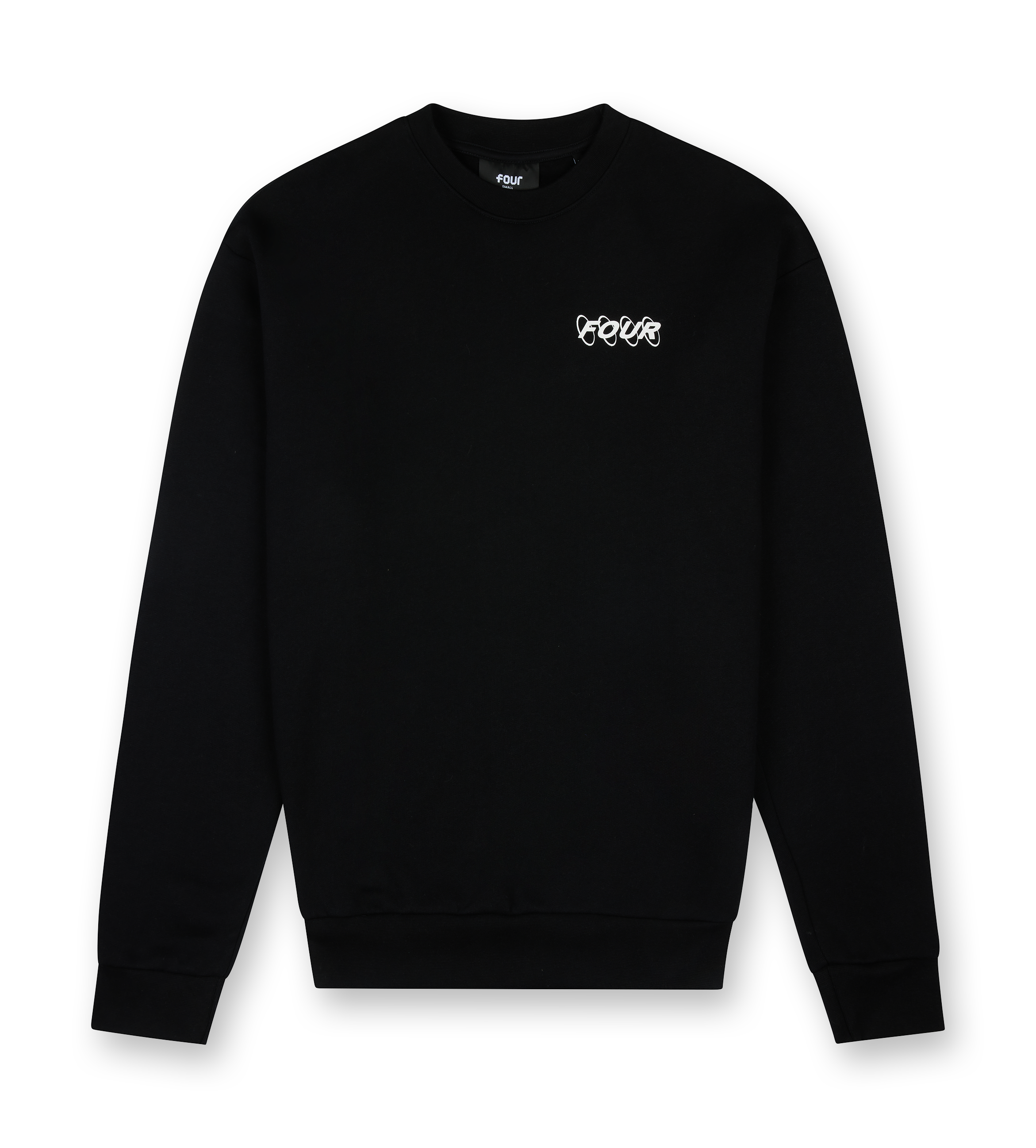 Circles Logo Crewneck Black