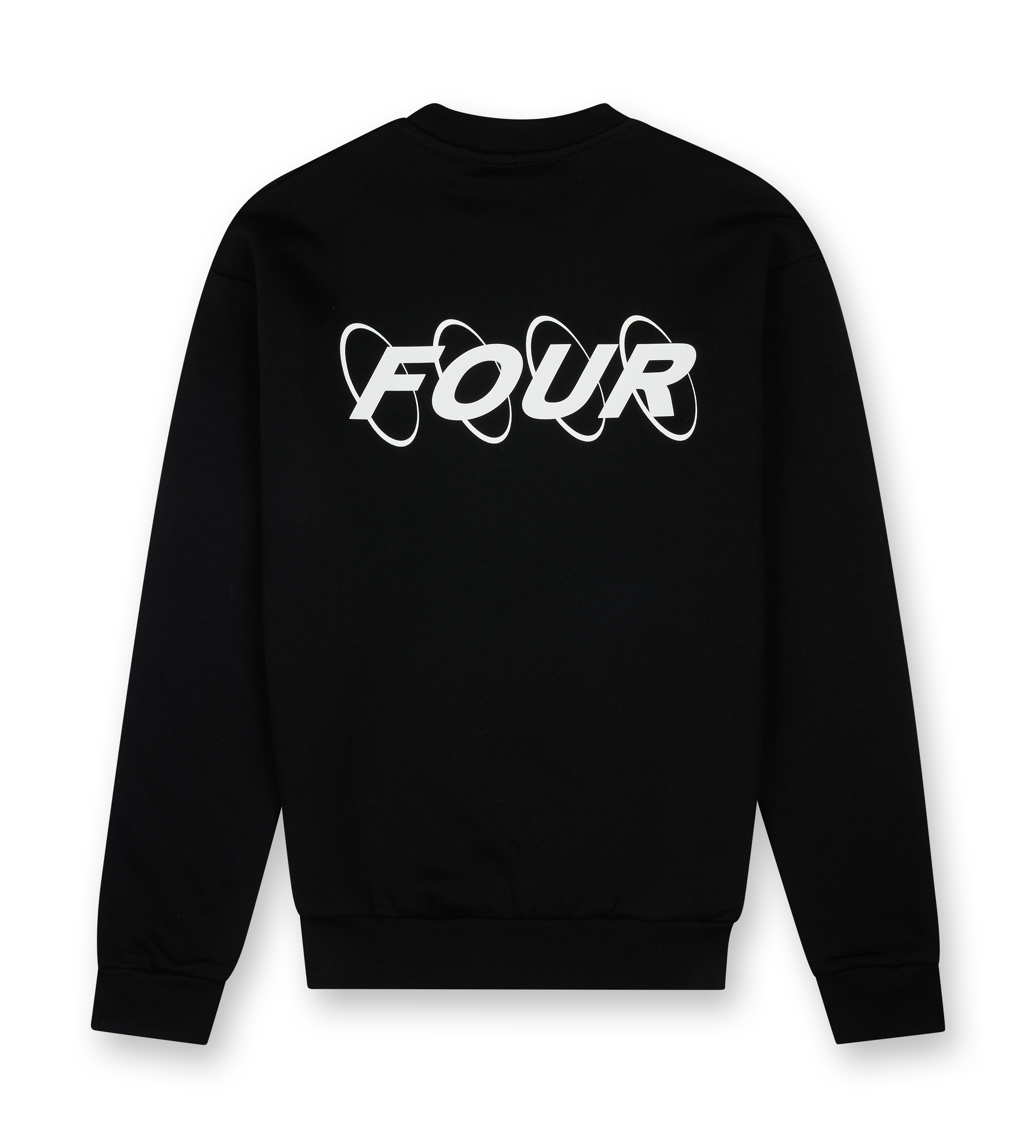 Circles Logo Crewneck Black