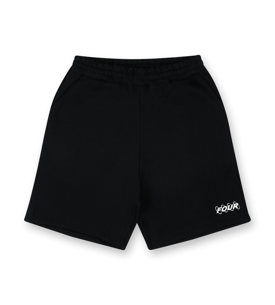 Circles Logo Shorts Black