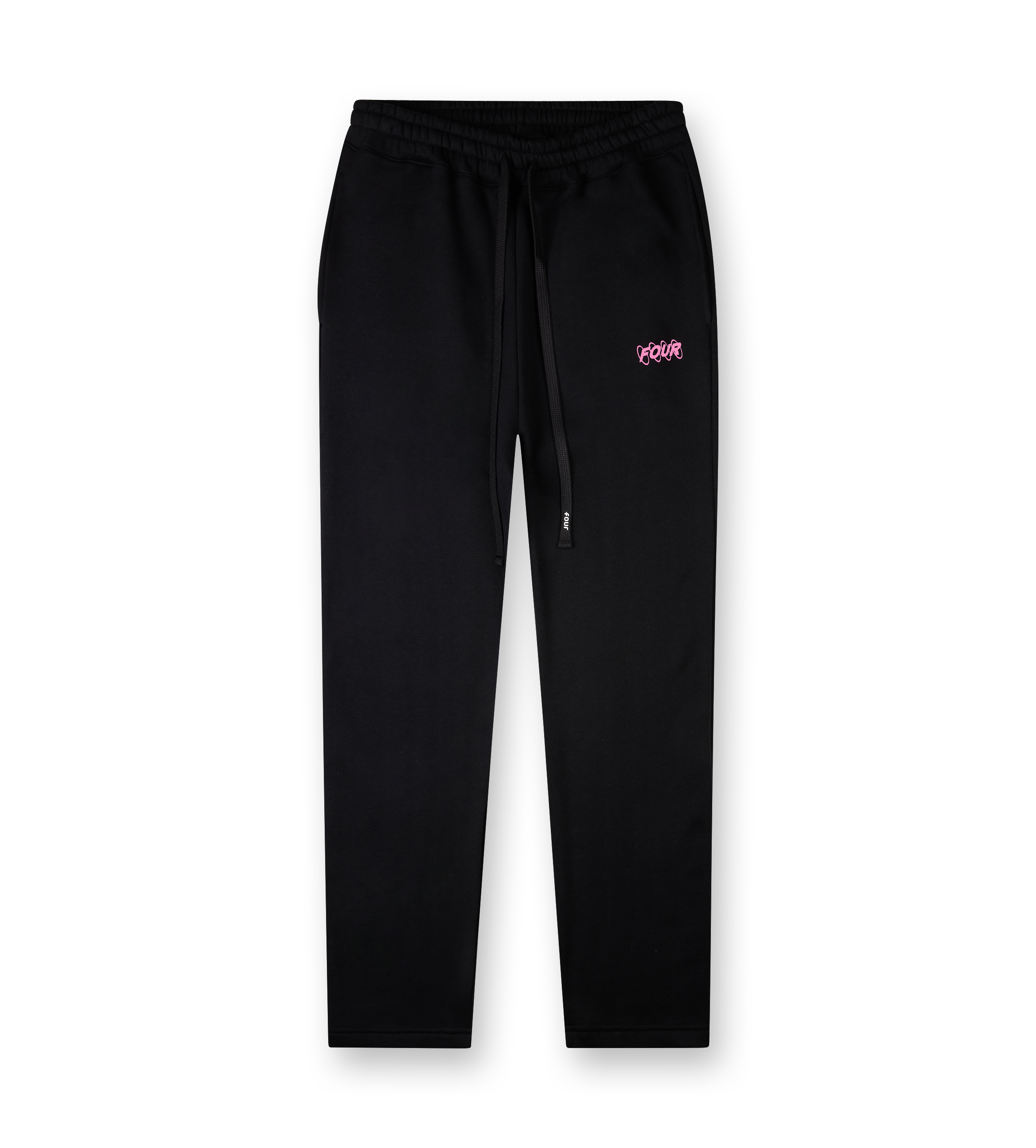 Circles Straight Leg Black/ Pink