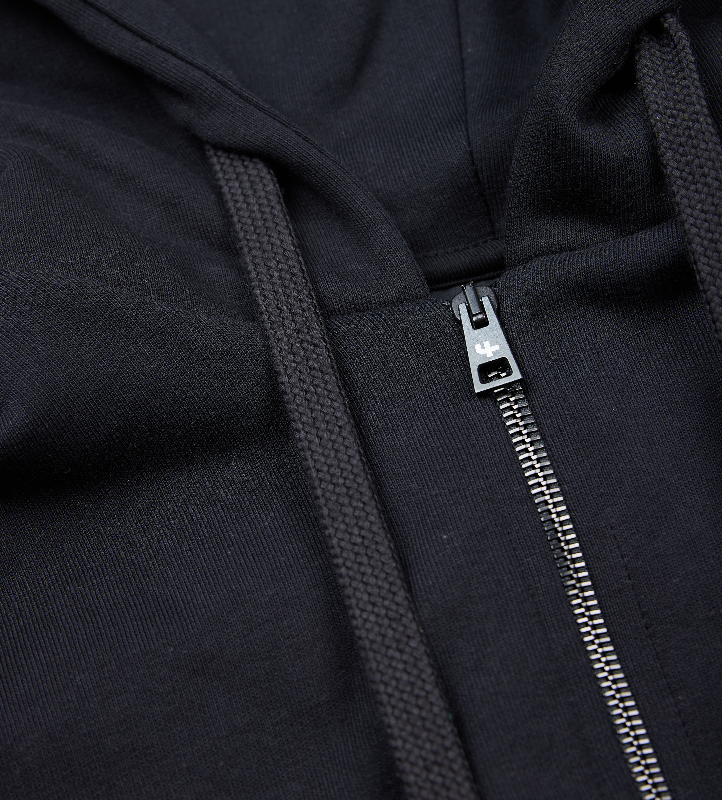 Circles Boxy Zip Up Hoodie Black/ Pink