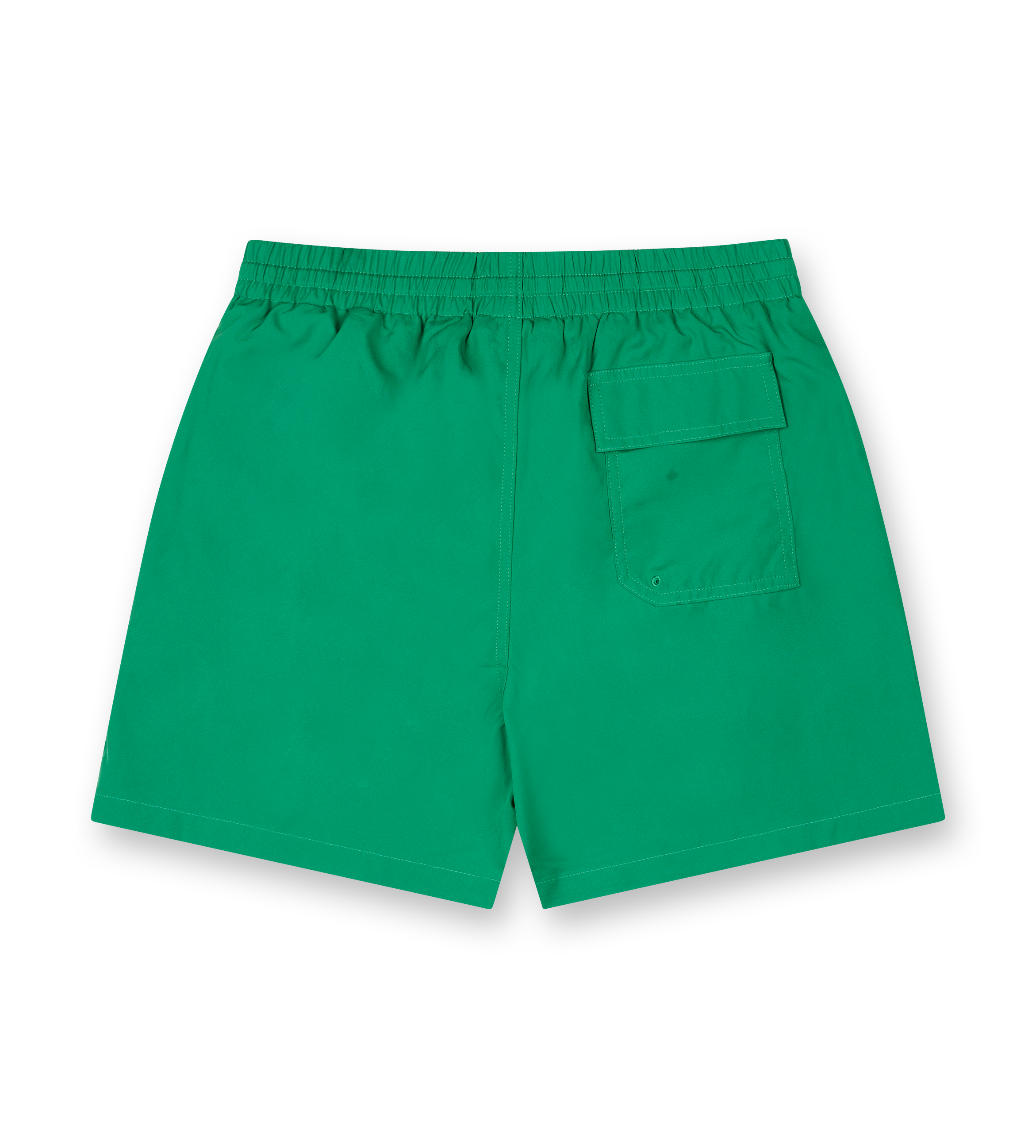 Circles Swim Shorts Green Bee/ White