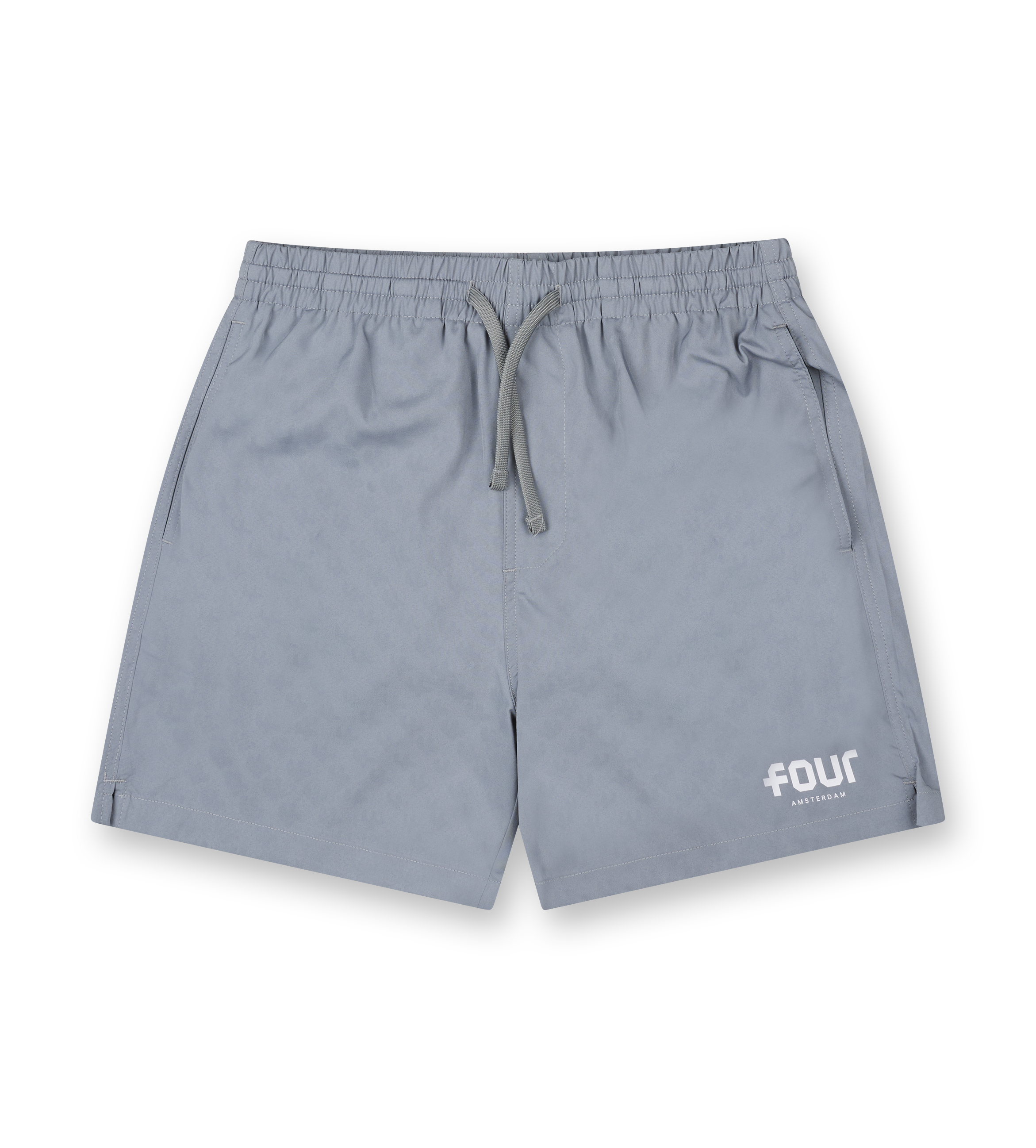 Logo 4AOP Swim Shorts Mockingbird Grey/ White