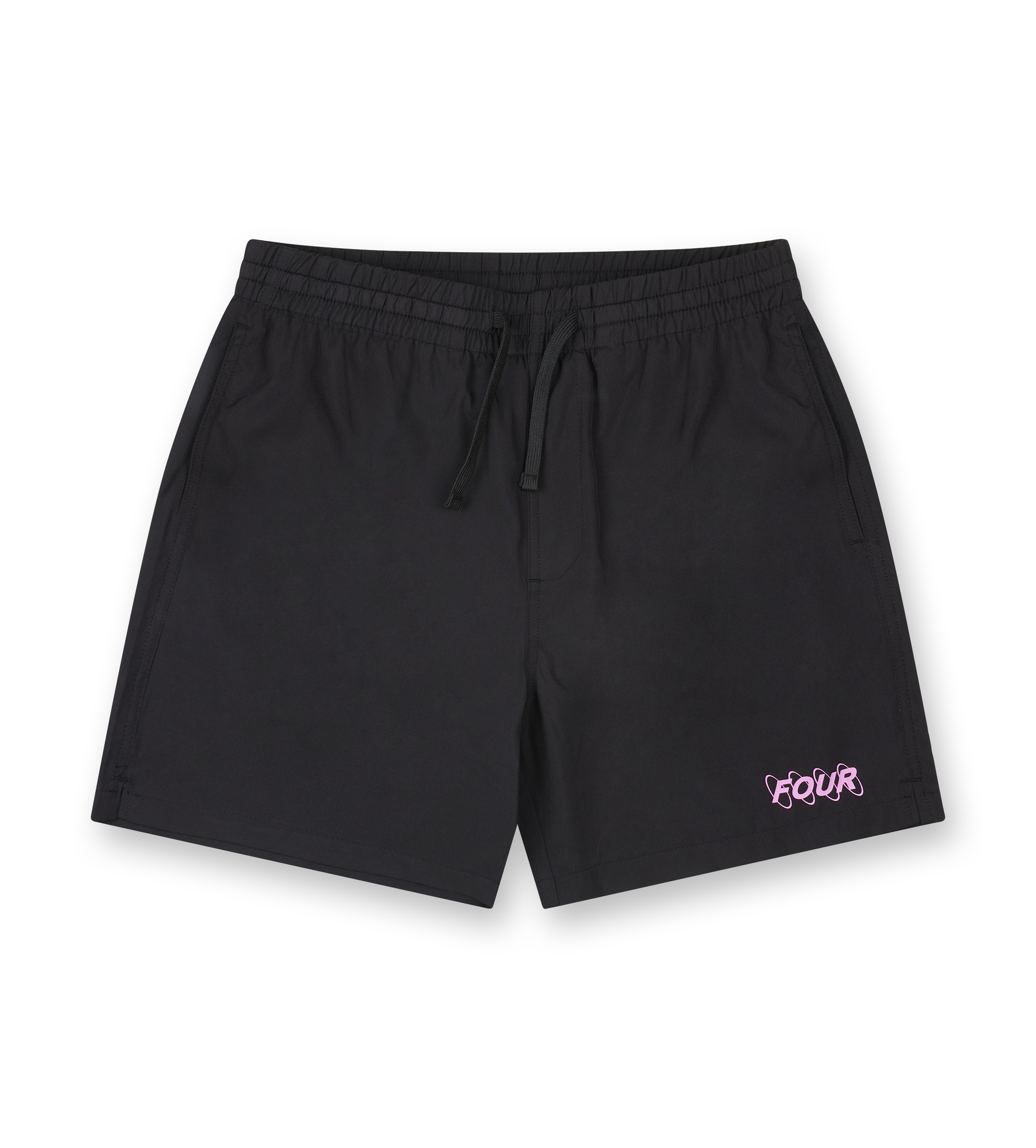 Circles Swim Shorts Black/Pink