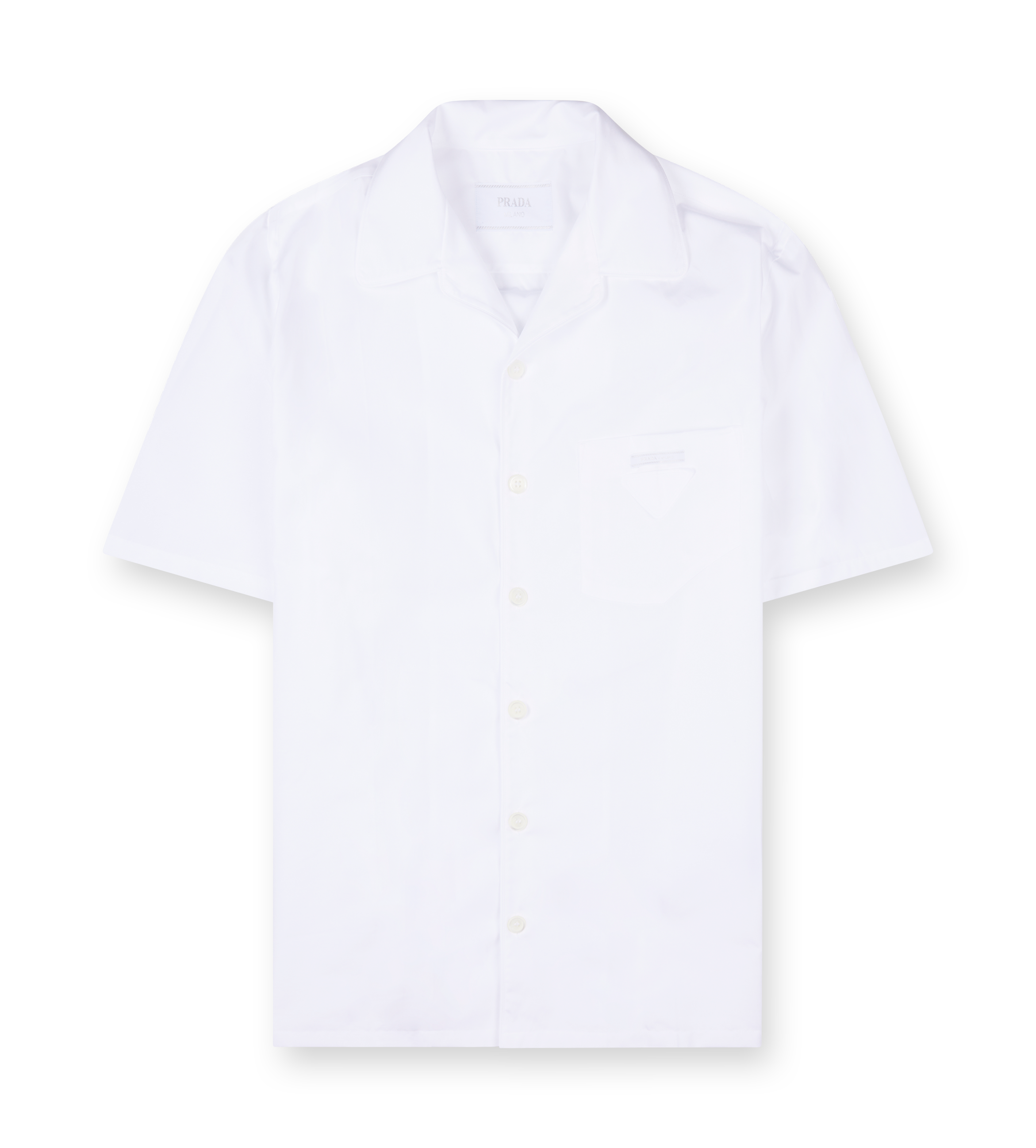 Cotton Bowling Shirt White