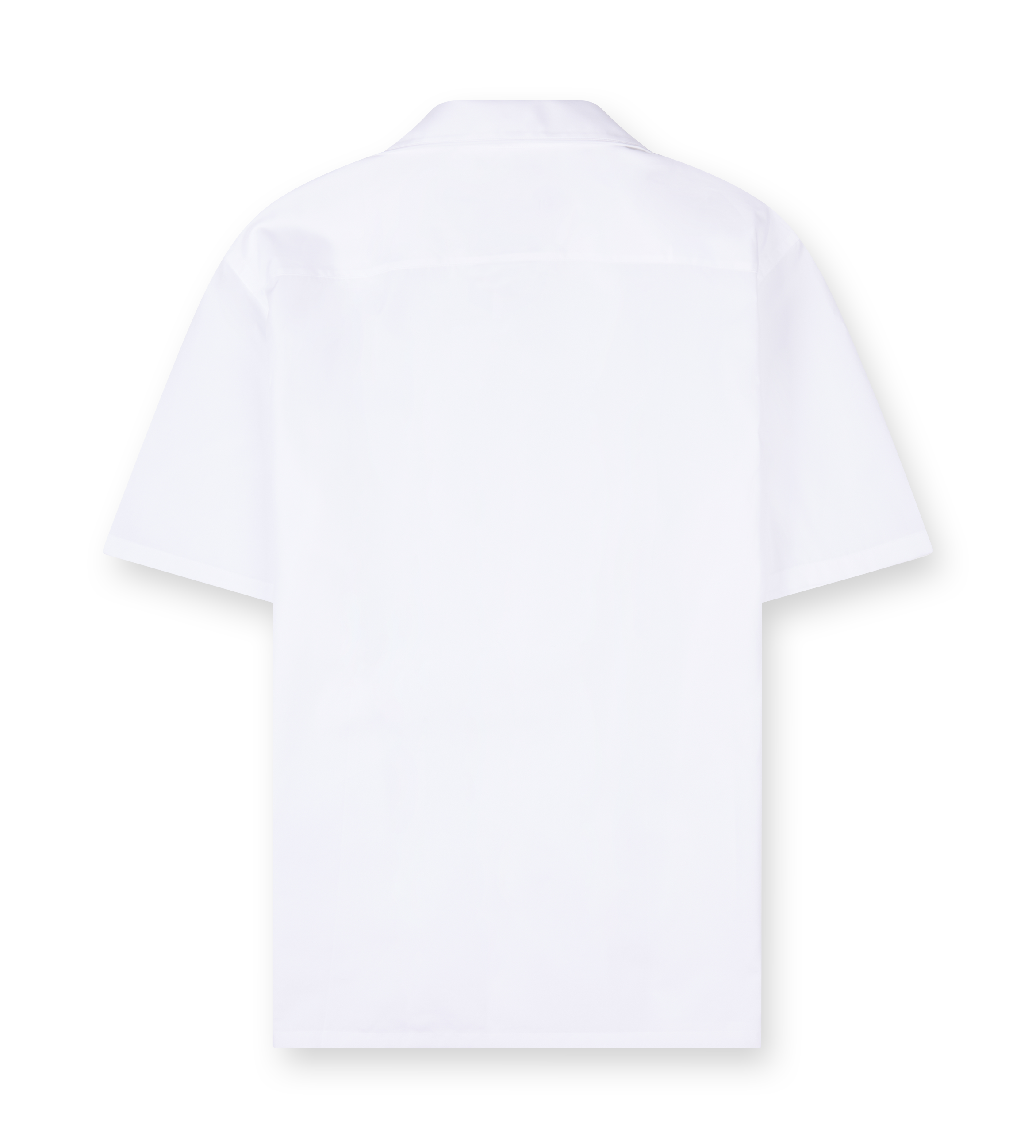 Cotton Bowling Shirt White