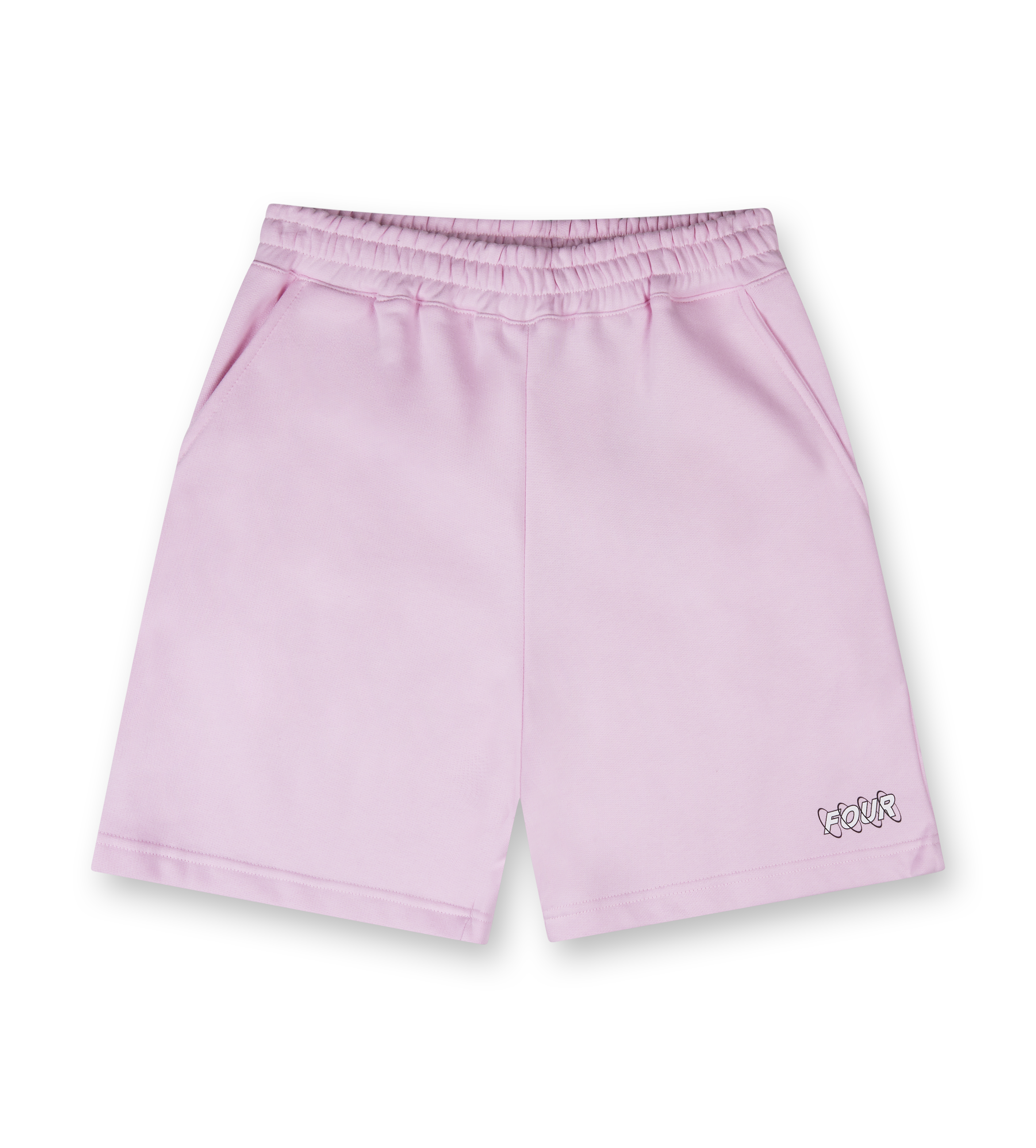 Circles Shorts Soft Pink/ White