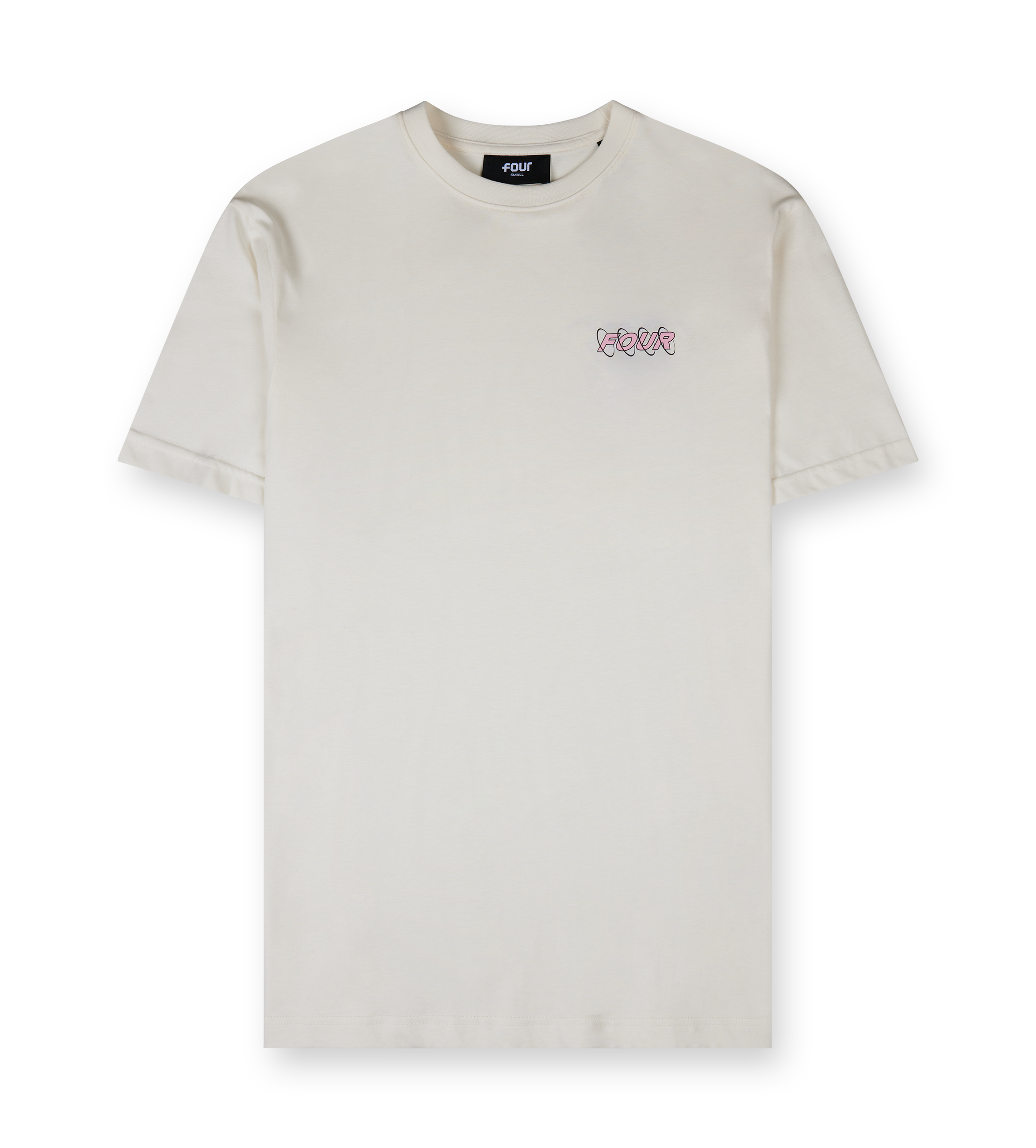 Circles T-shirt Cannoli Cream/ Soft Pink