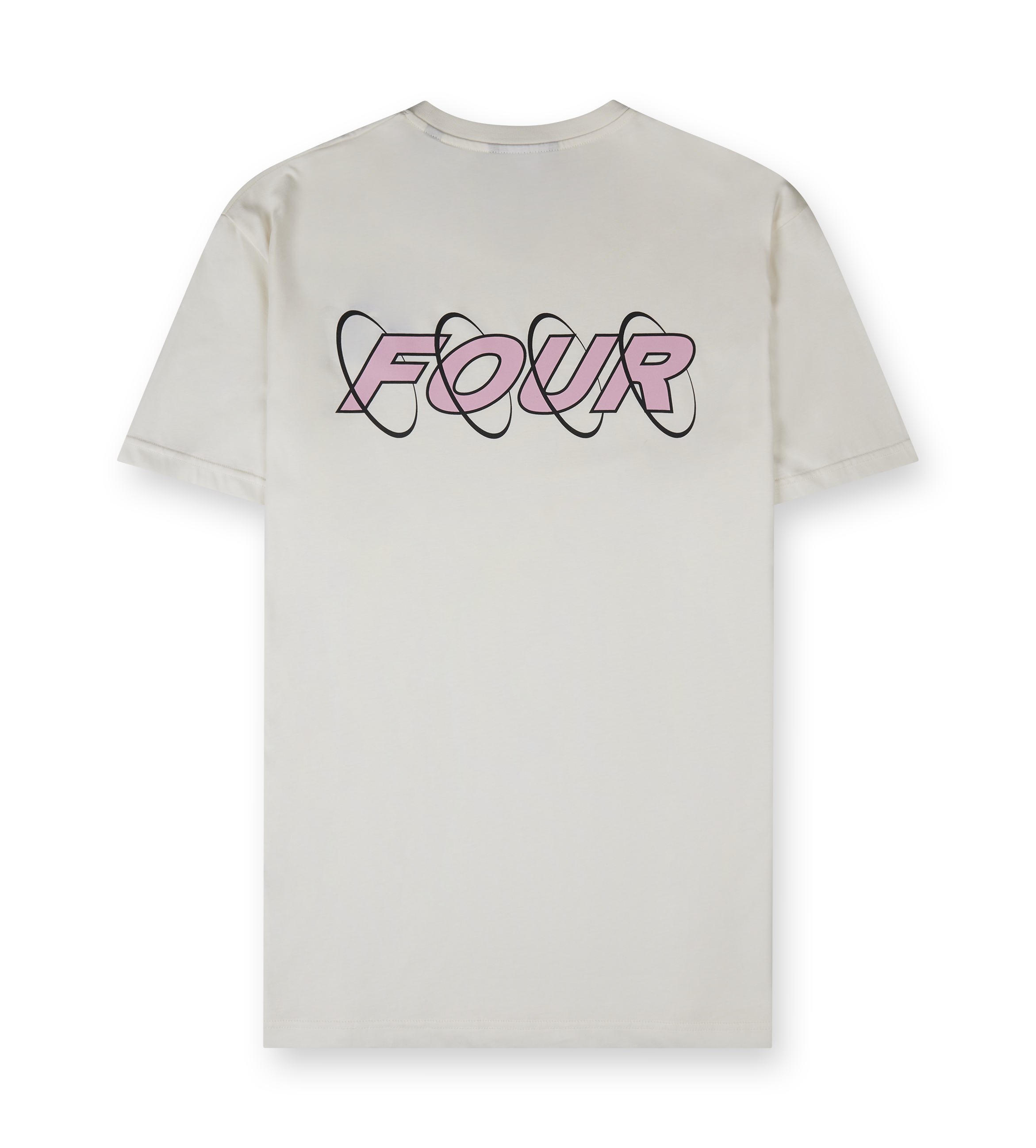 Circles T-shirt Cannoli Cream/ Soft Pink
