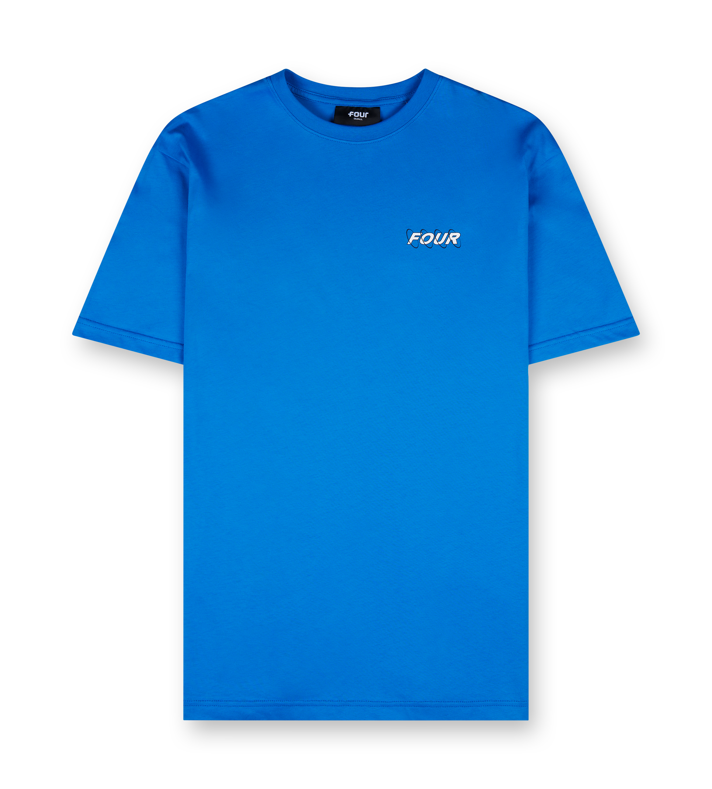 Circles T-shirt Princess Blue/ White