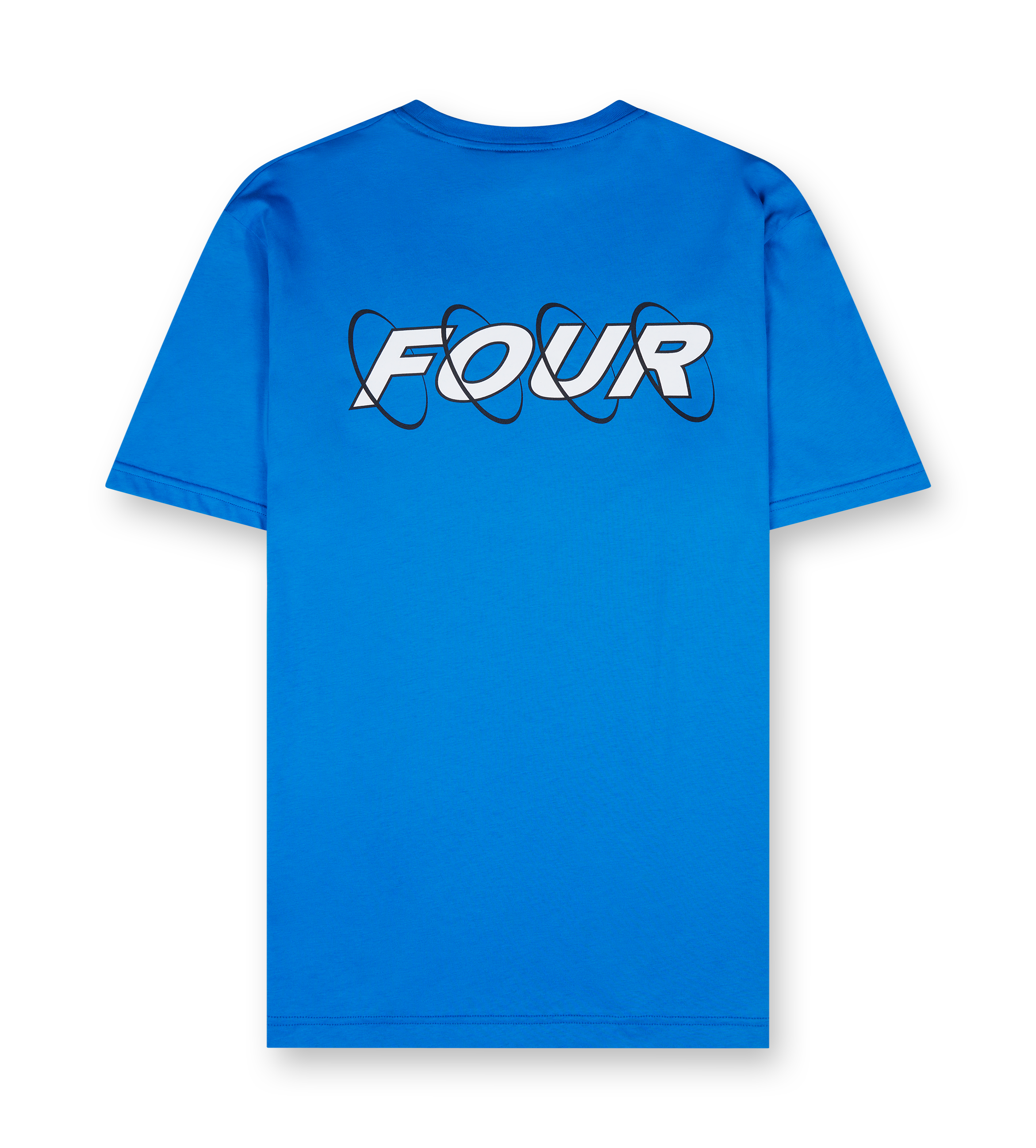 Circles T-shirt Princess Blue/ White