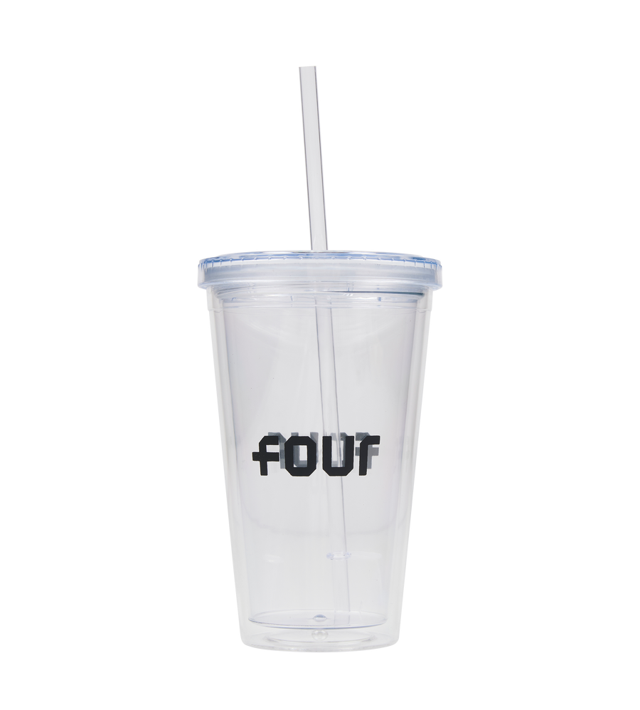 Logo Plastic Cup Transparent