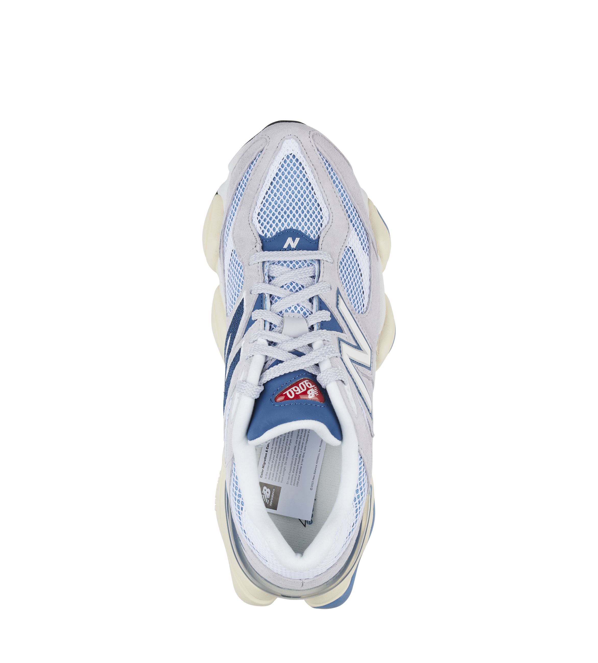 9060 Sneakers in Pearl Grey / Dark Shoreline Blue
