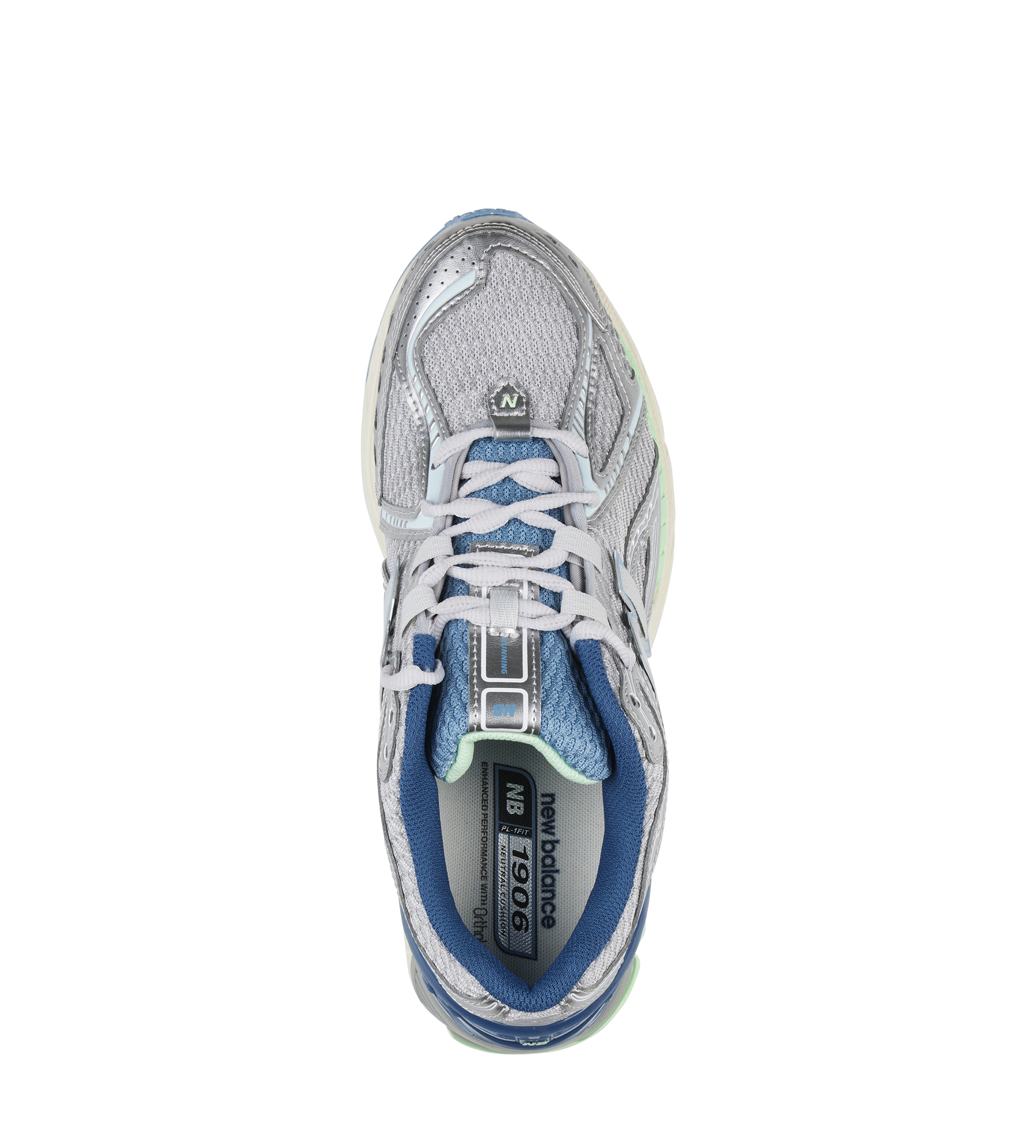 1906R Sneakers in Silver Metallic / Still Water