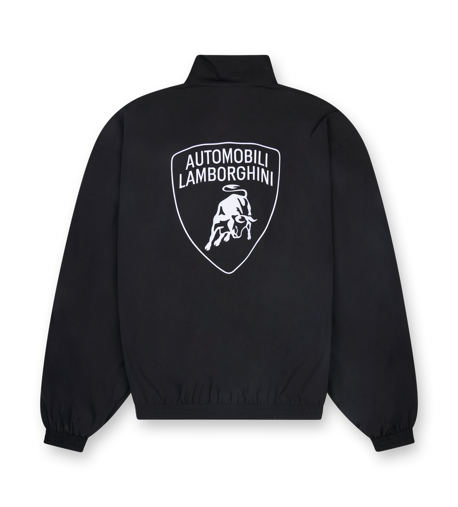 Balenciaga I Automobili Lamborghini Tracksuit Jacket in black technical fabric