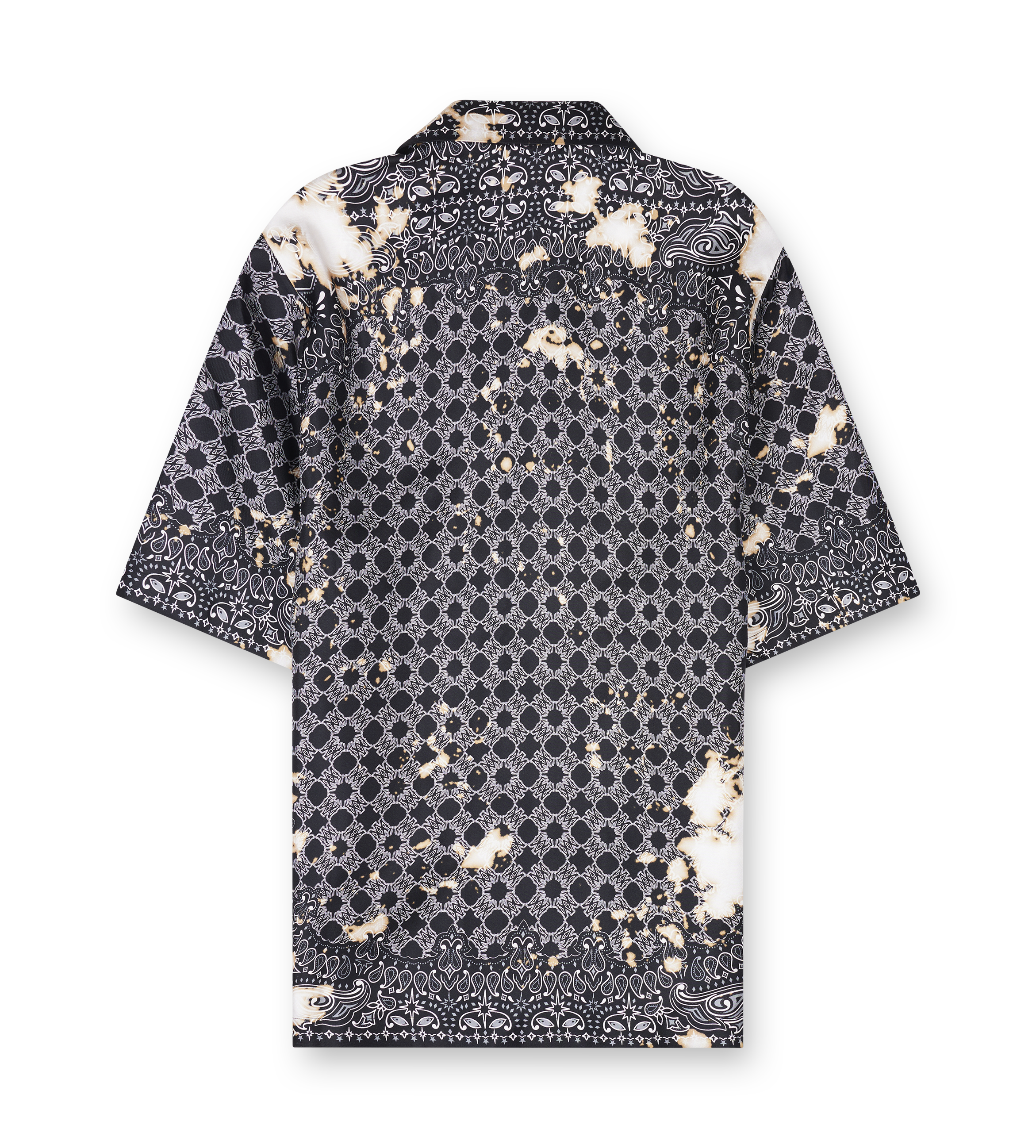 Amiri Bowling Shirt Bleach Bandana in Black