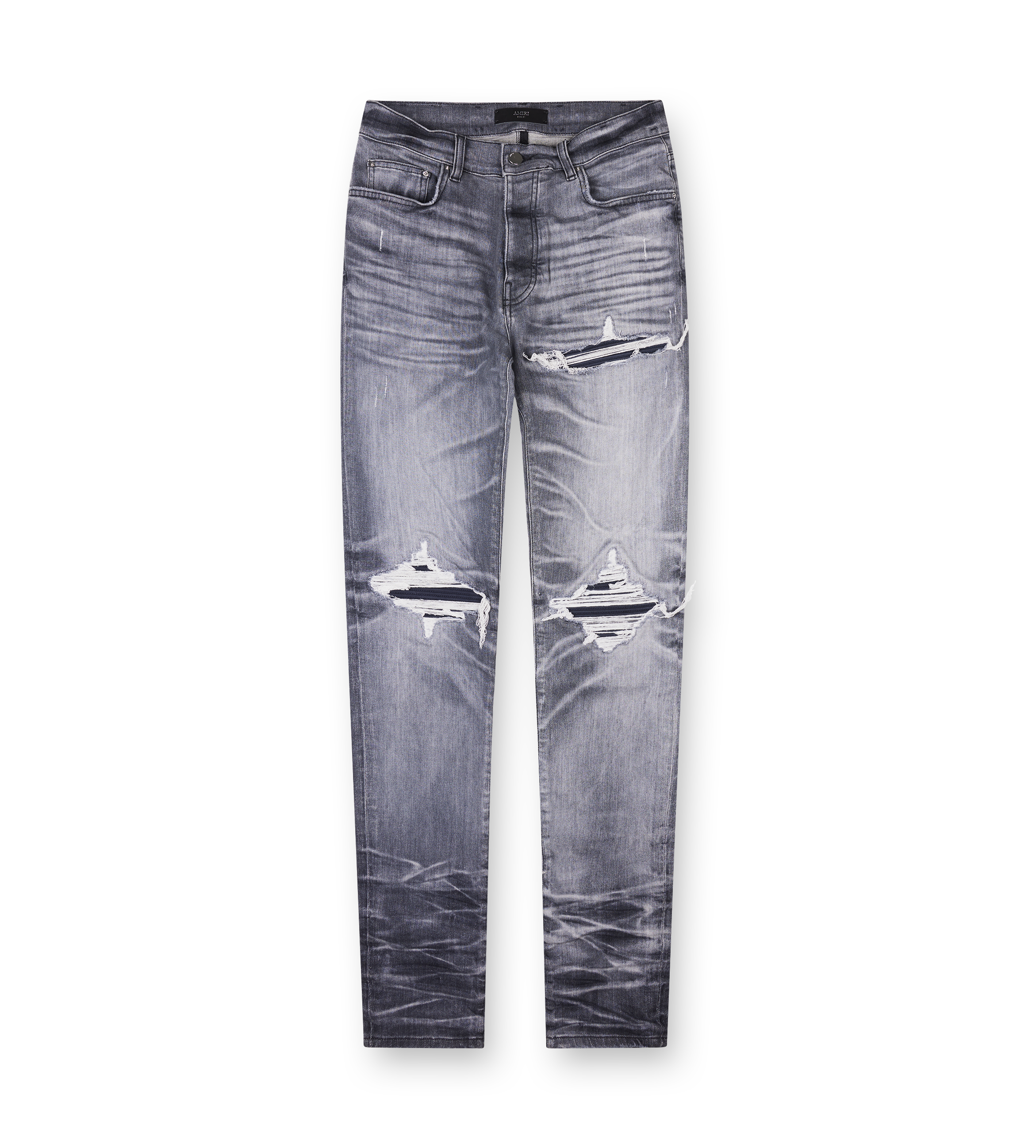 Amiri Suede MX1 Jean in Storm Grey