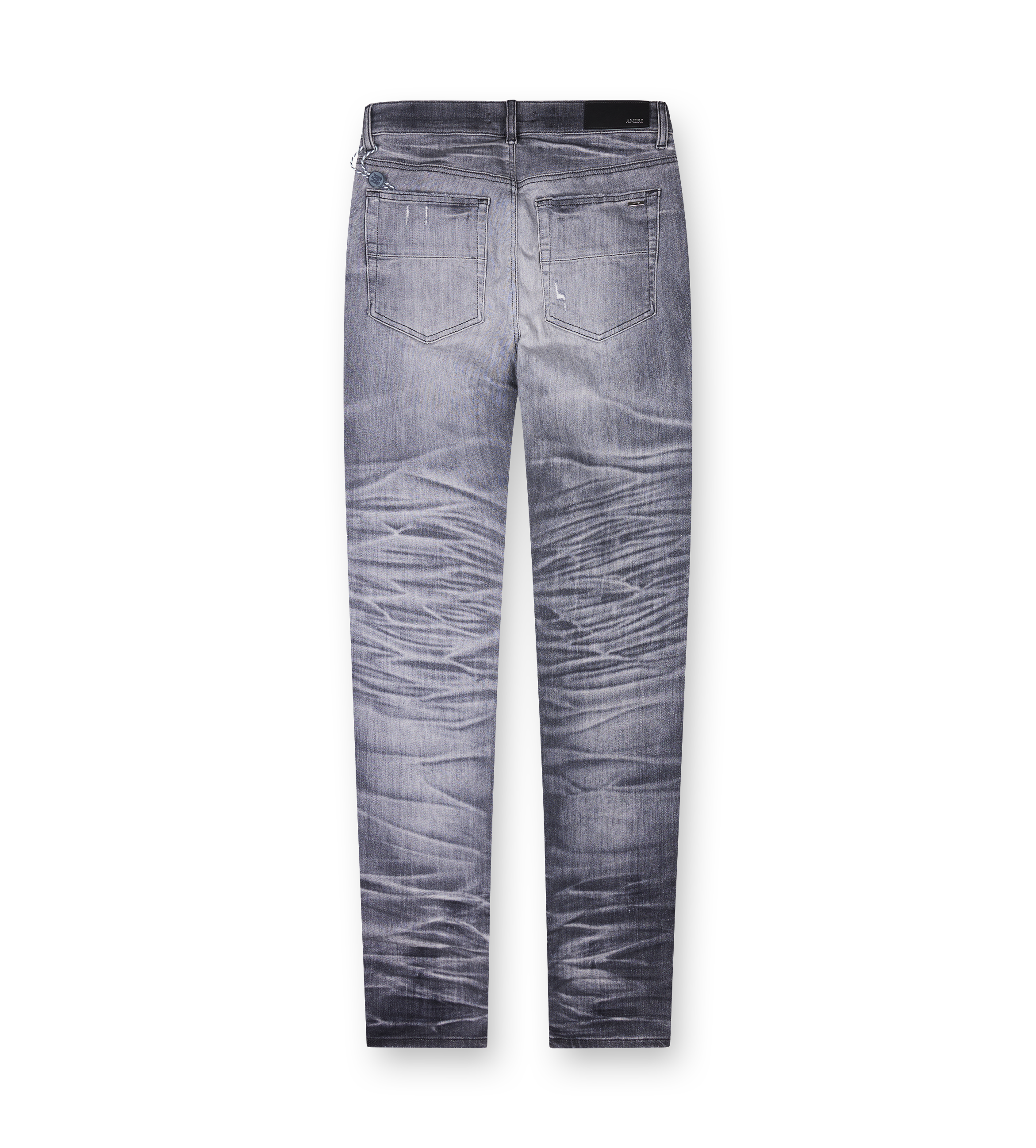 Amiri Suede MX1 Jean in Storm Grey