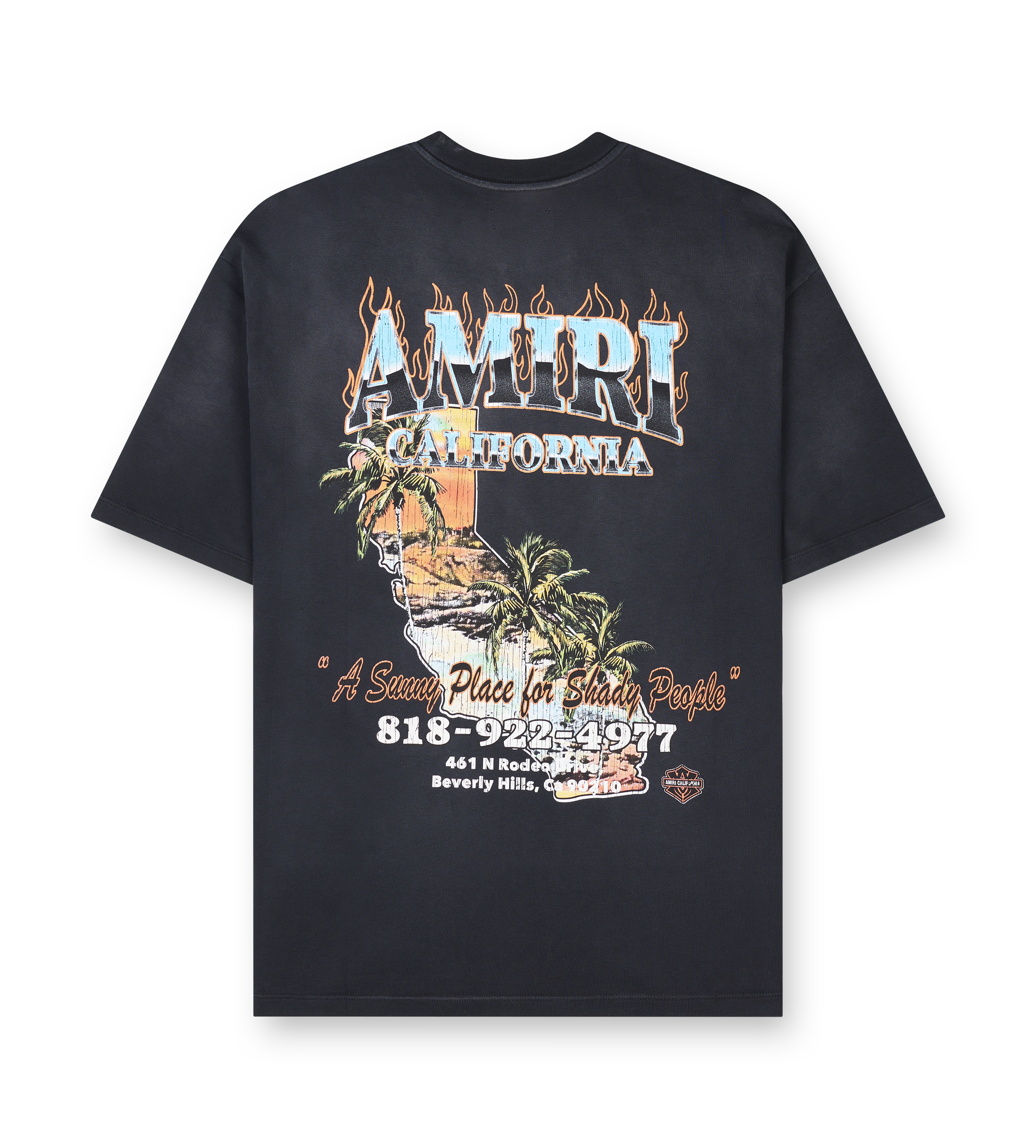 Amiri Oversized T-Shirt Sunny in Black