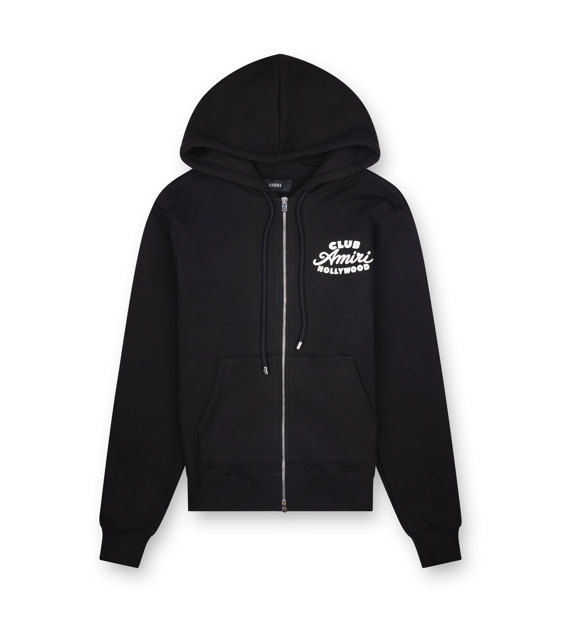 AMIRI Club Zip Hoodie in Black