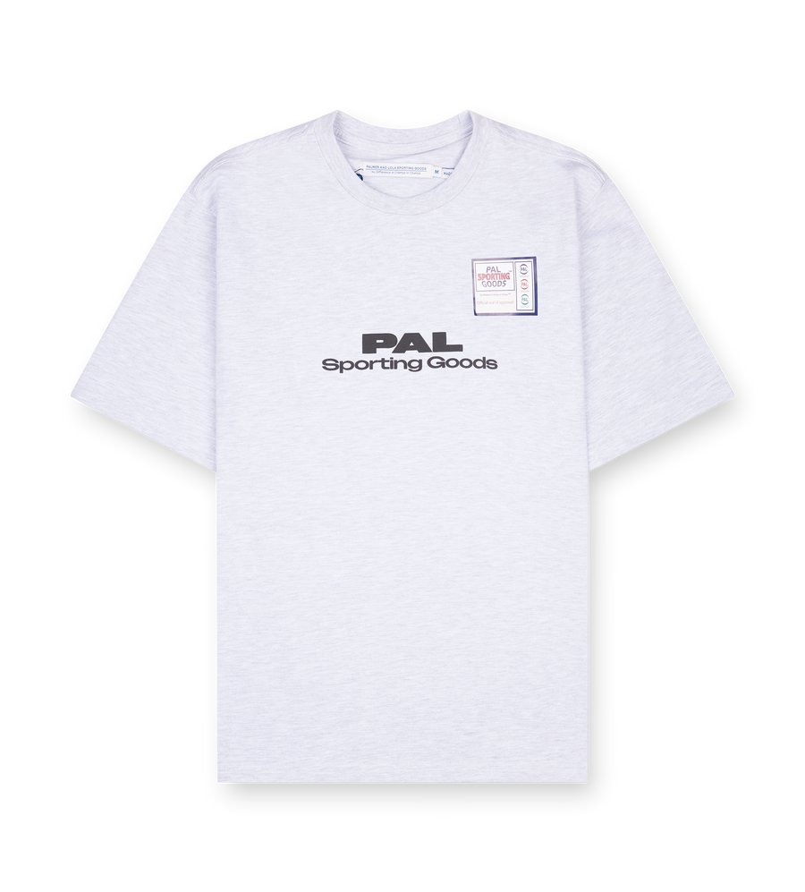 PAL Sporting Goods Sunday Roast T-Shirt in Light Gray Marl
