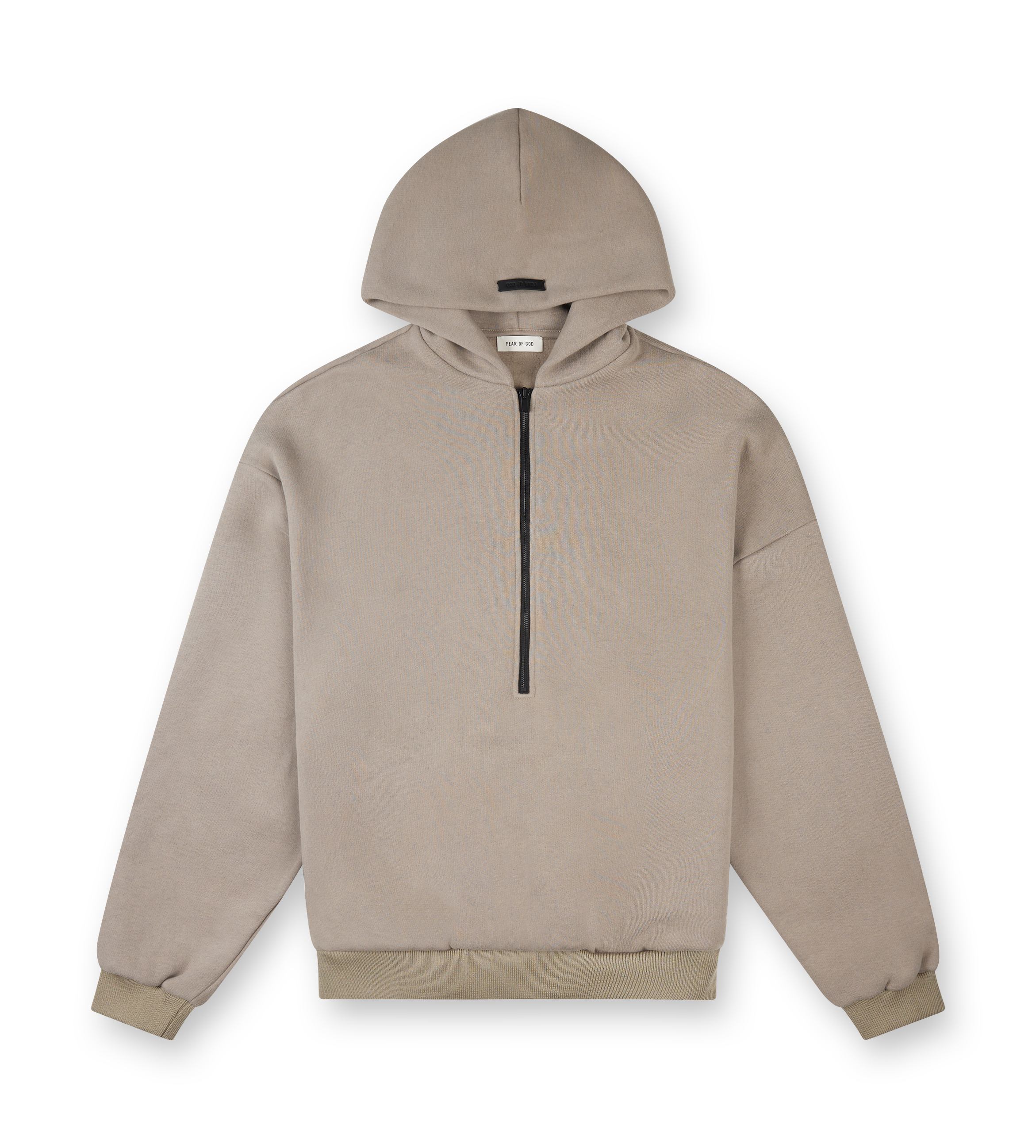 Half Zip Hoodie (Dusty Beige) – FOUR Amsterdam Half Zip Hoodie (Dusty Beige) – FOUR Amsterdam
