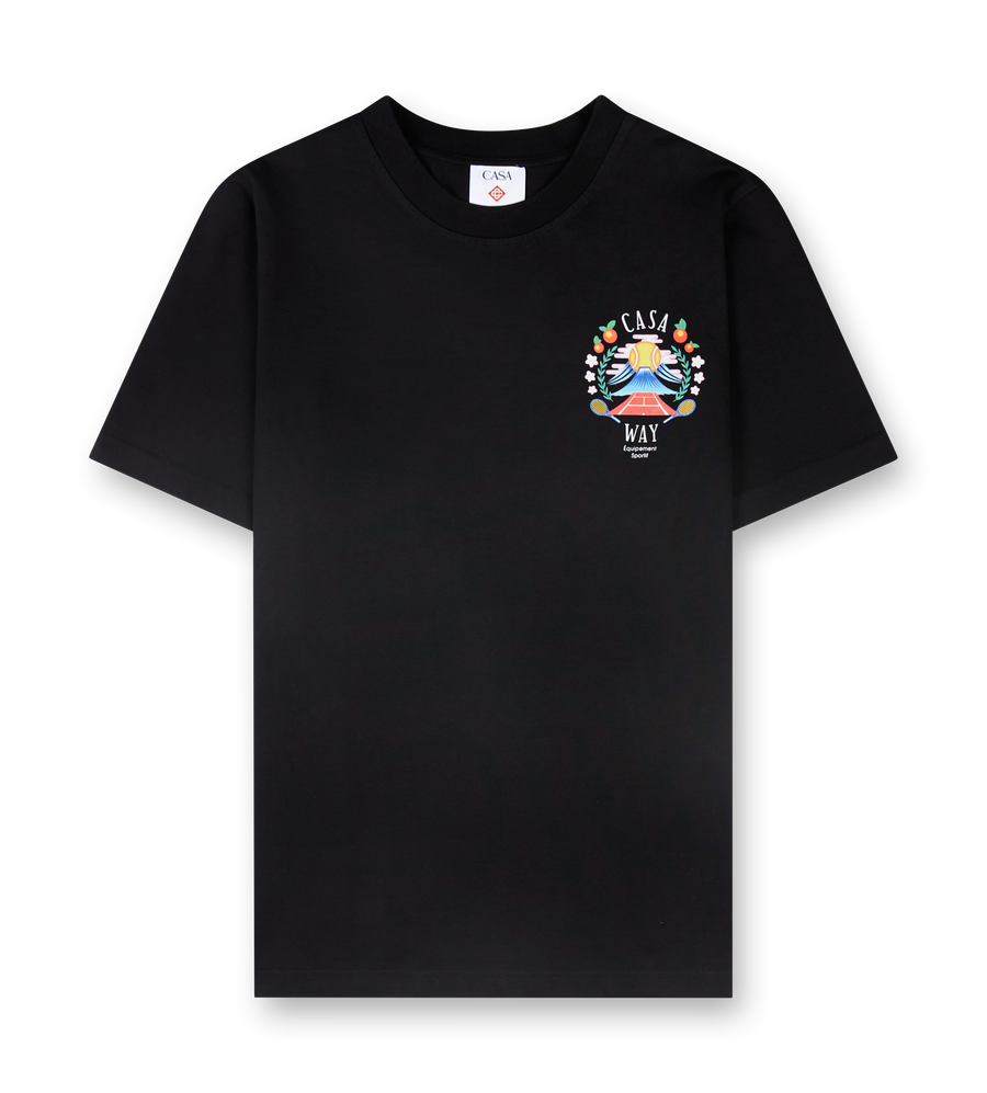 Casablanca Casa Way Mountain T-Shirt in Black