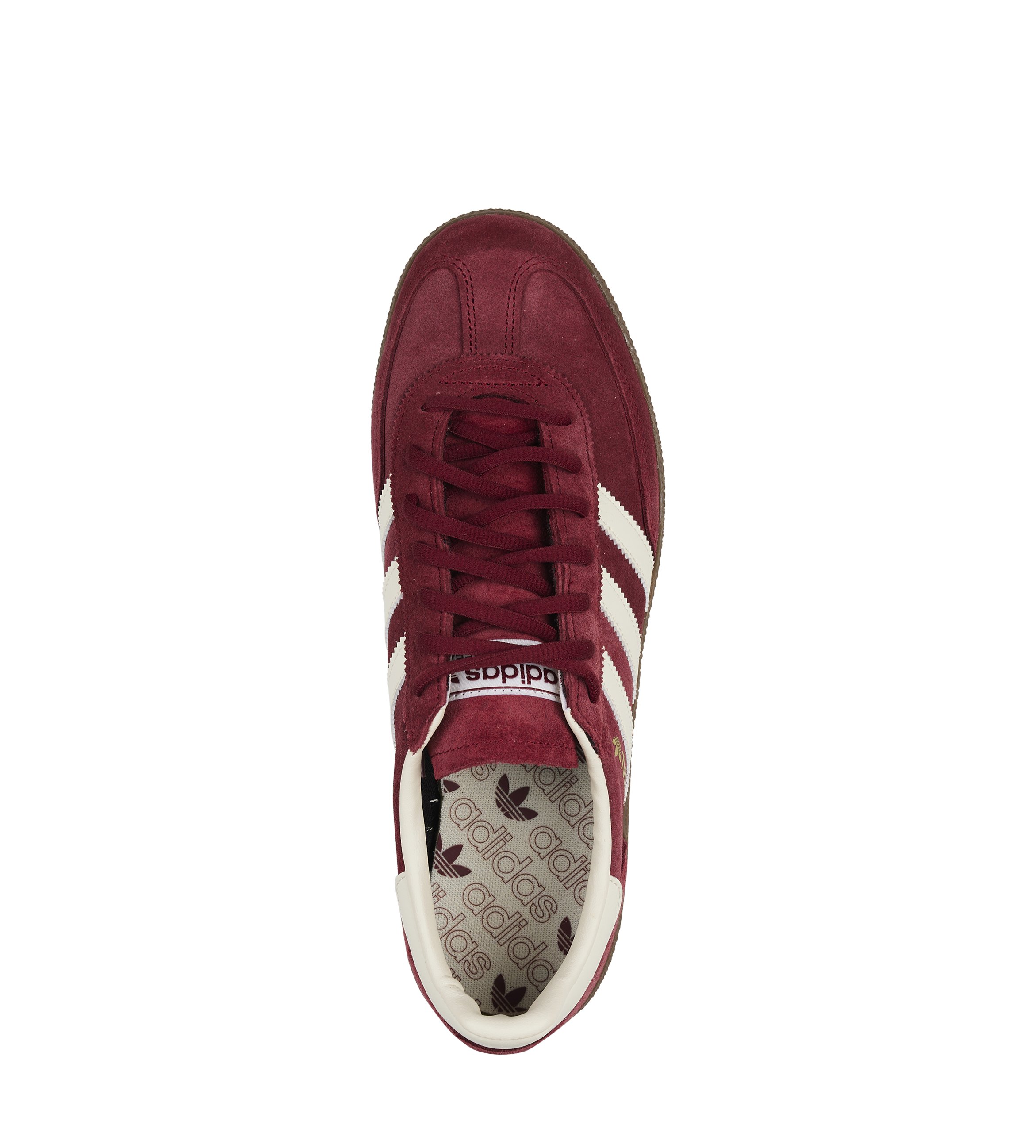 Handball Spezial Sneakers in Maroon and White