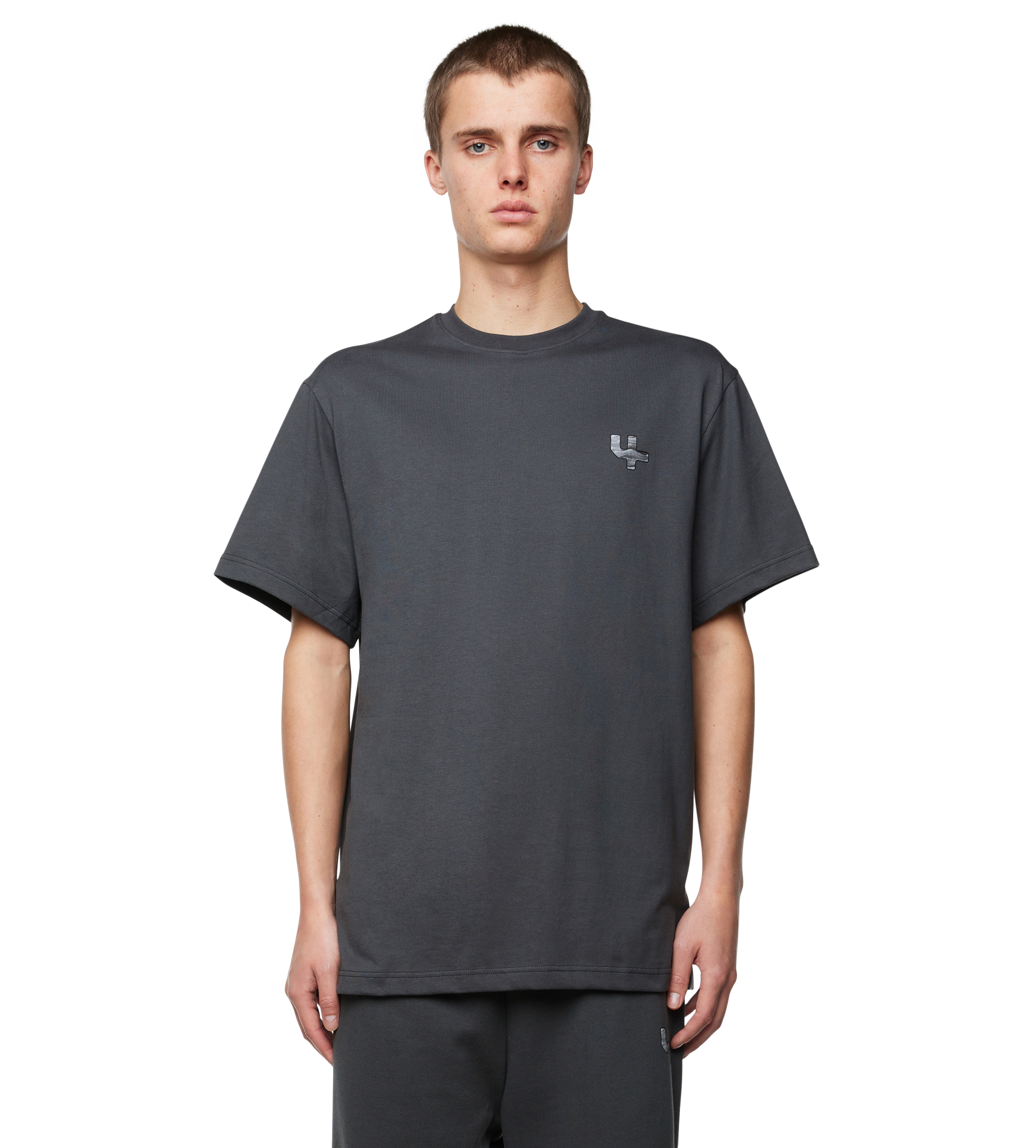 Outline Logo T-shirt Black Sand