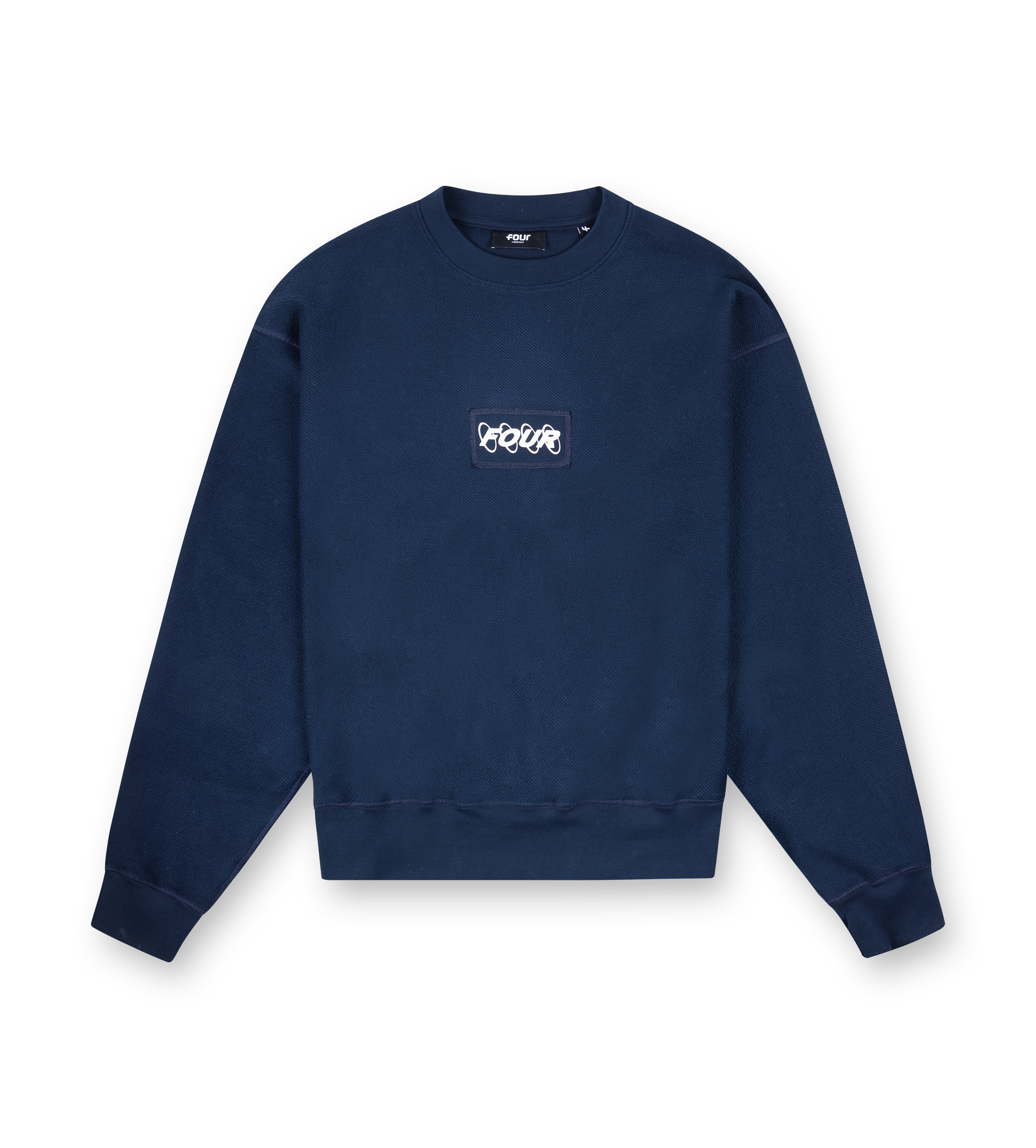 Circles Inside Out Crewneck Marine Blue