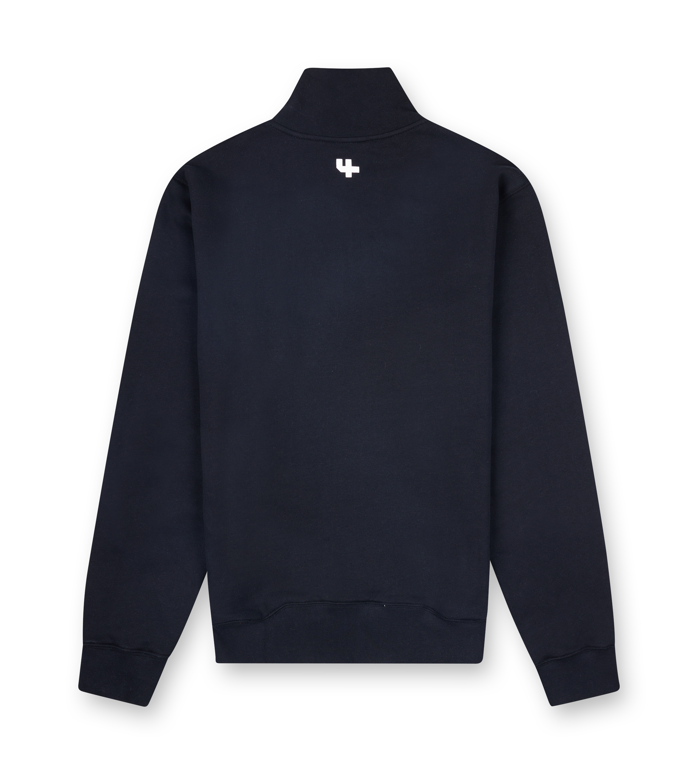 Outline Half Zip Black