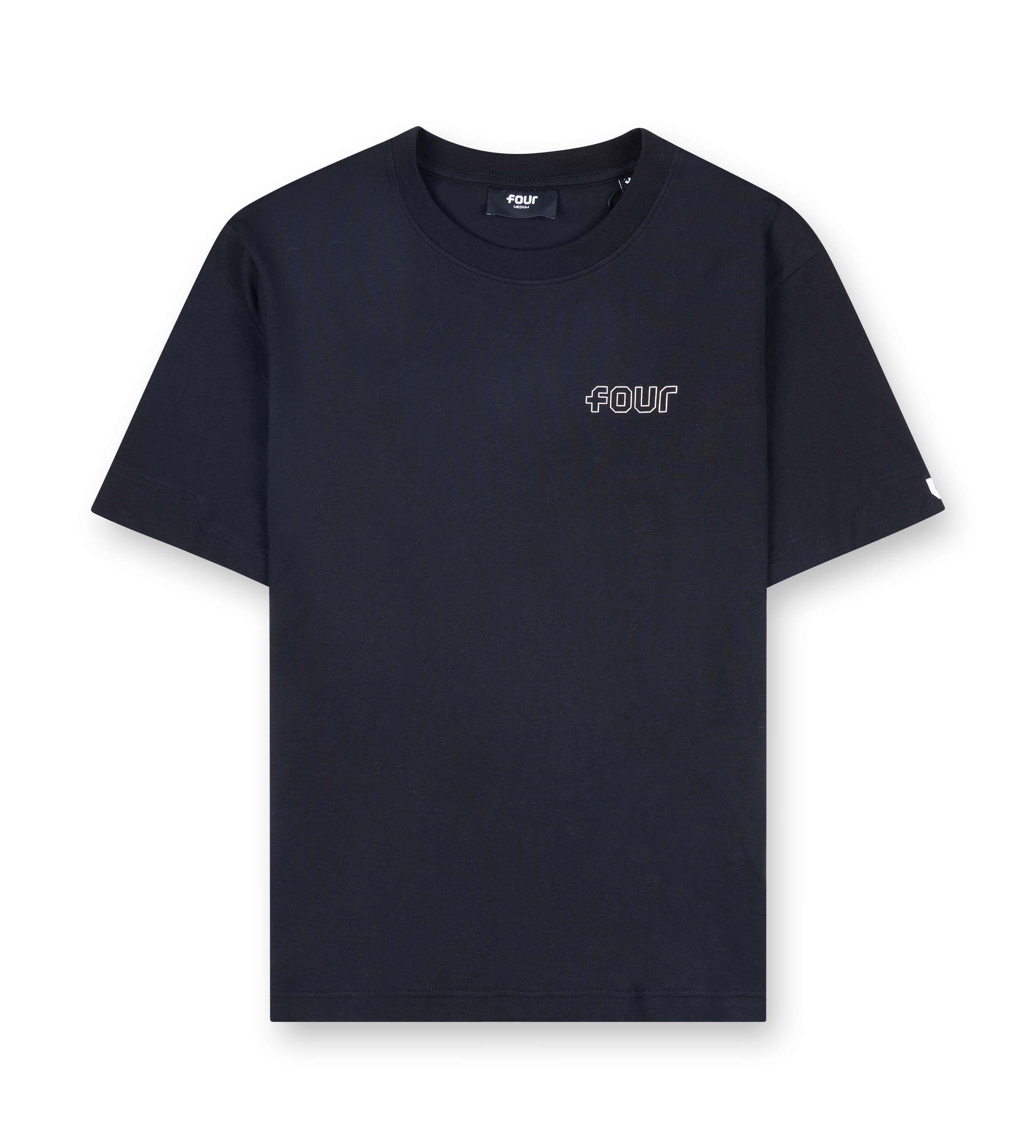 Outline Casual T-shirt Black