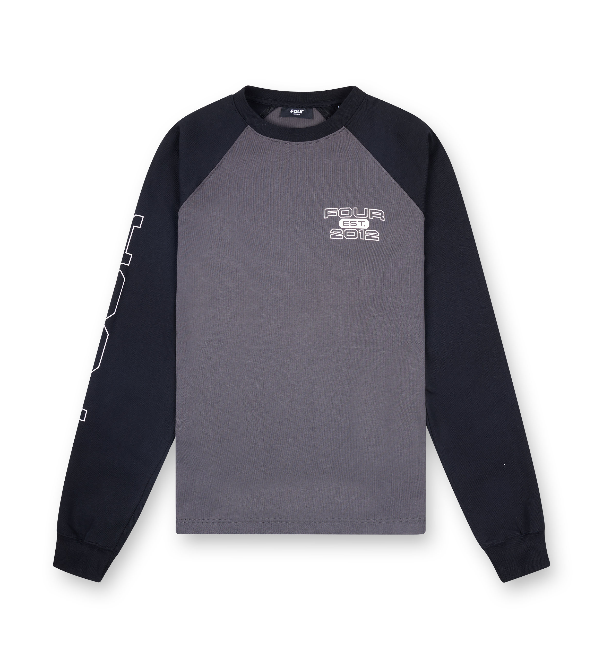 Bold Raglan Longsleeve Black/ Asphalt